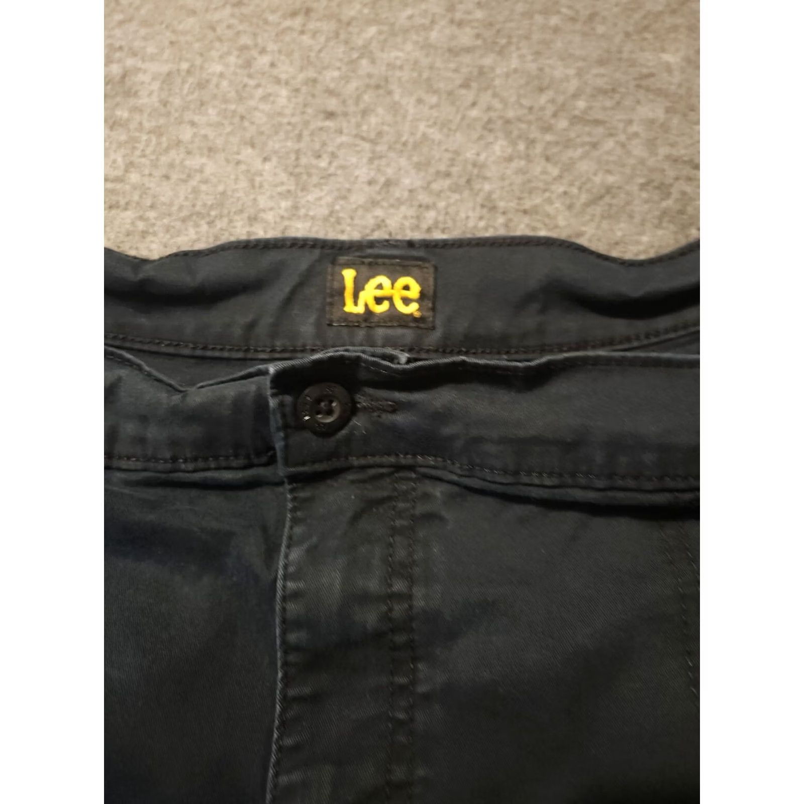 Lee LEE Cargo Shorts Men 40 Black Mid Rise Casual Outdoor Hiking Active Size US 40 / EU 56 - 2 Thumbnail
