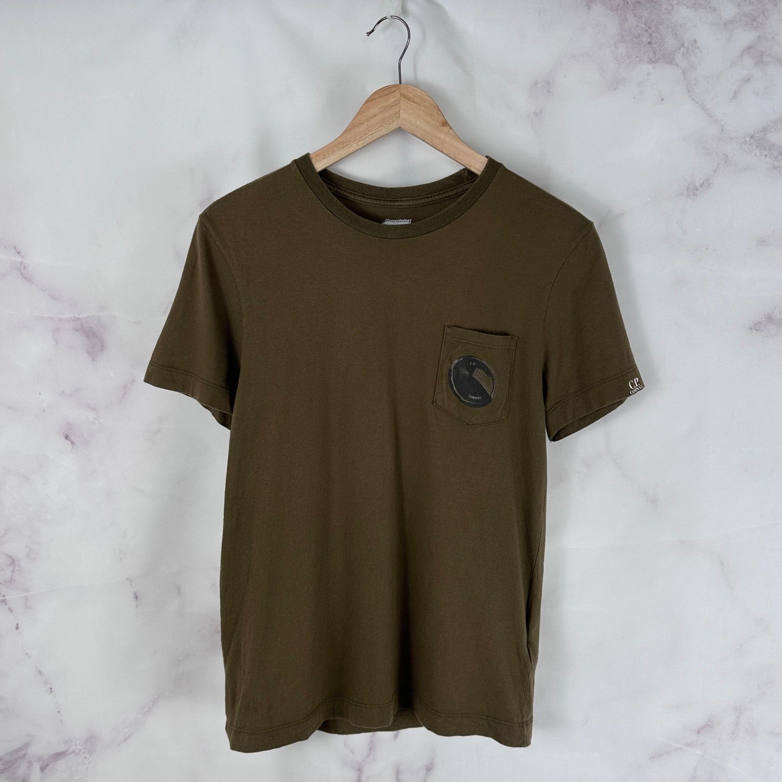C.P. Company Drab Pocket Lens Tee Size US S / EU 44-46 / 1 - 1 Thumbnail