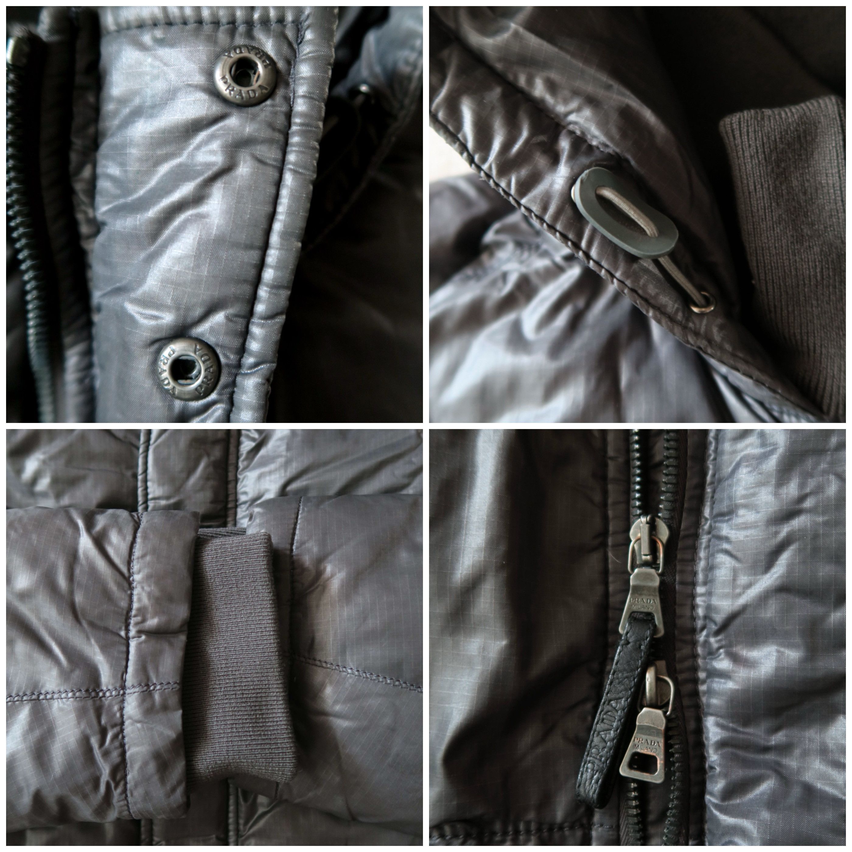 Prada Prada Quilted Puffer Down Hooded Jacket (Art. SGA829) Size US L / EU 52-54 / 3 - 9 Thumbnail
