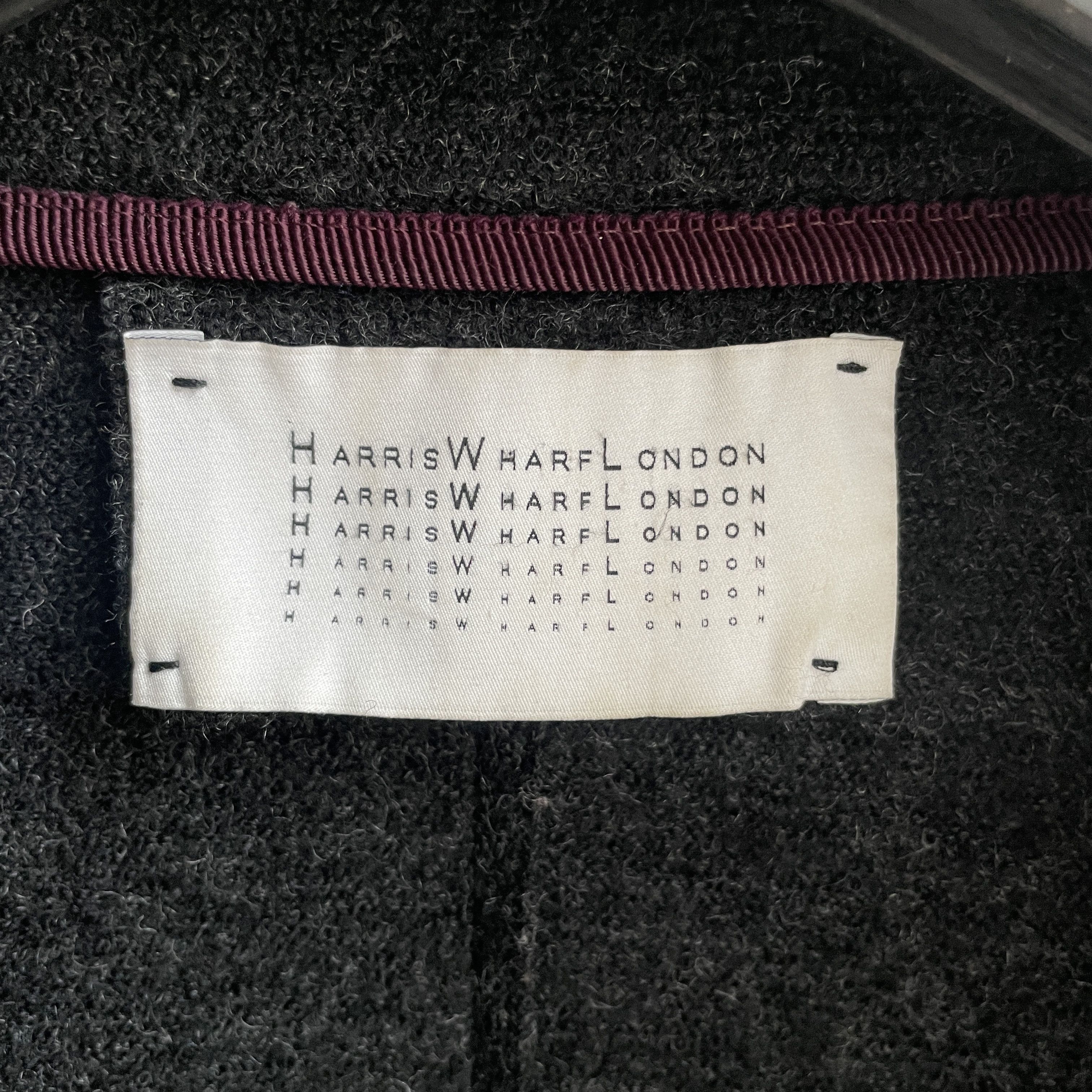 Harris Wharf London Harris Wharf London Womens Boiled Wool Coat Size M Size M / US 6-8 / IT 42-44 - 9 Thumbnail