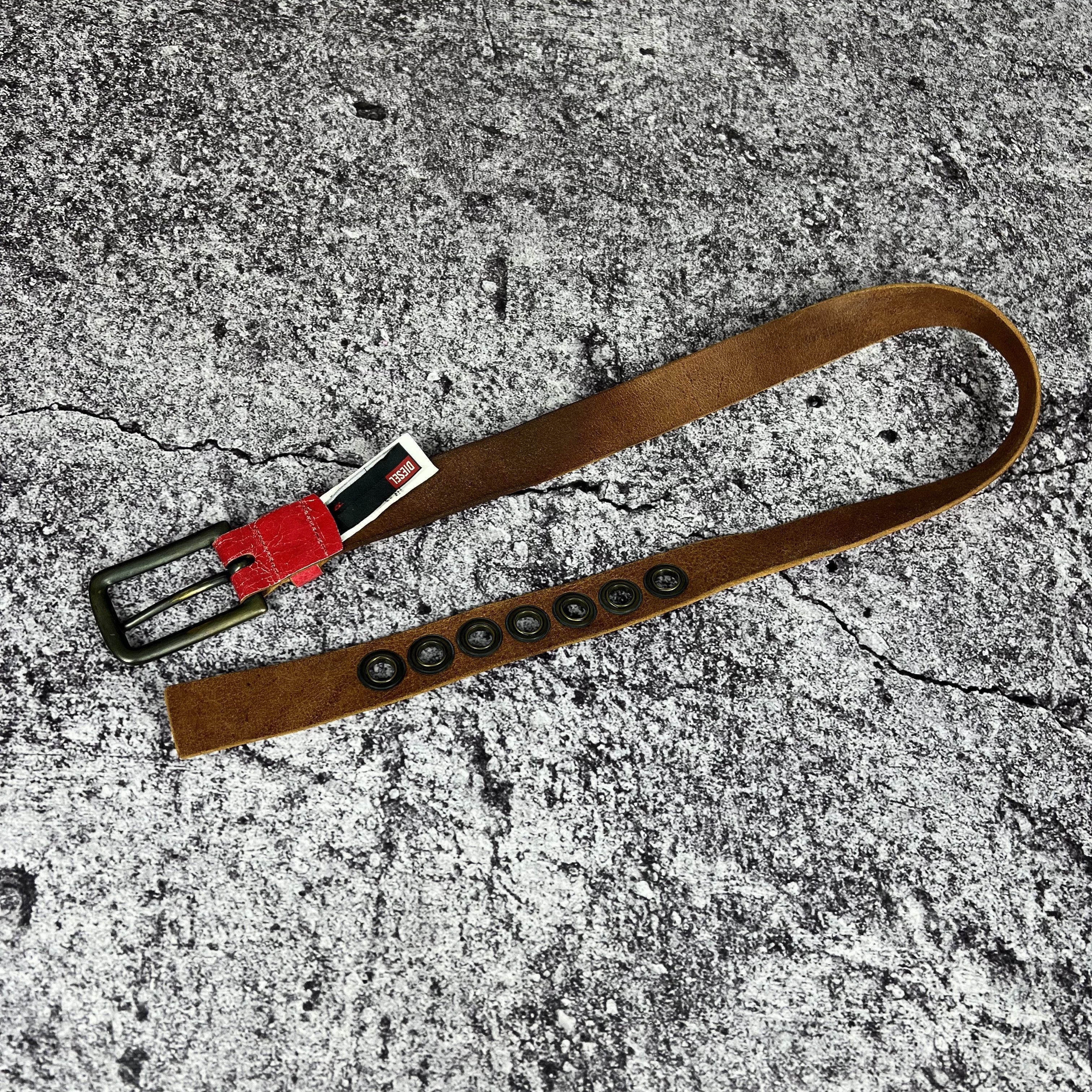 Diesel Diesel Belt Leather Made in Italy Size 90 Size ONE SIZE - 12 Thumbnail