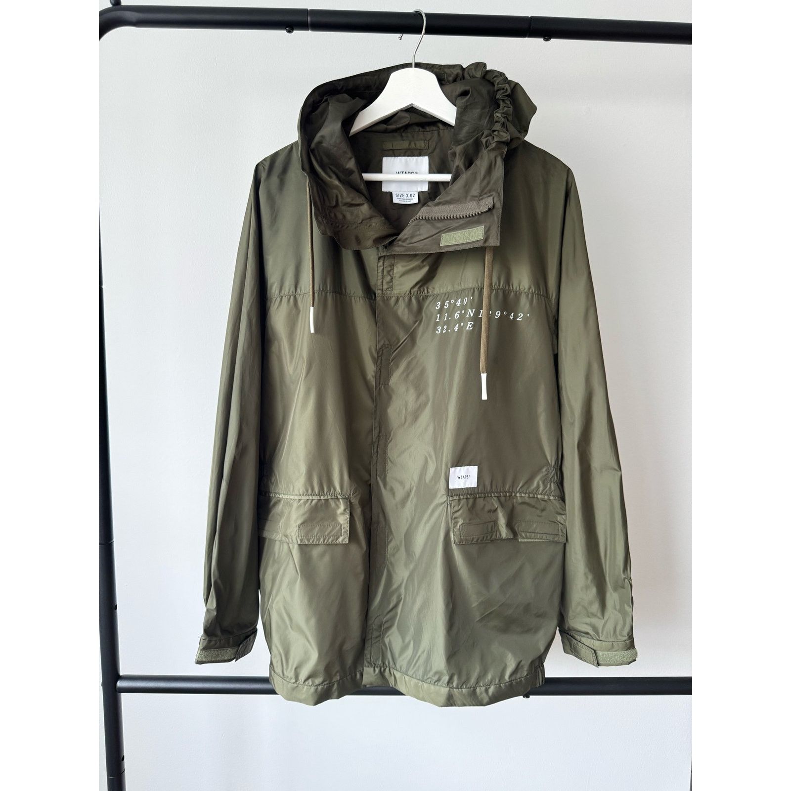 Wtaps Wtaps Pillar Hooded Jacket Olive Japanese Windbreaker Size US M / EU 48-50 / 2 - 4 Thumbnail