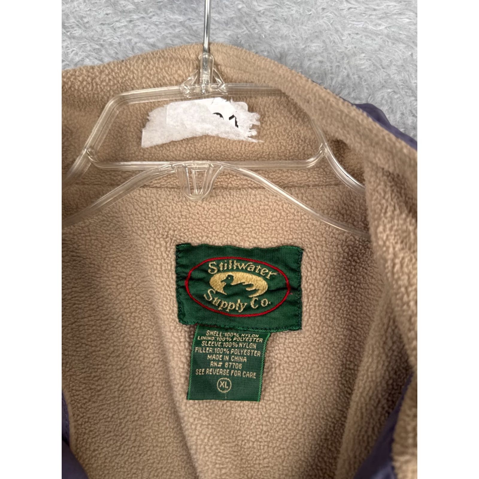 Vintage VINTAGE Cabela's Jacket Womens XL Purple Full Zip Fleece Lined Stillwater Supply Jacket Size XL / US 12-14 / IT 48-50 - 6 Thumbnail