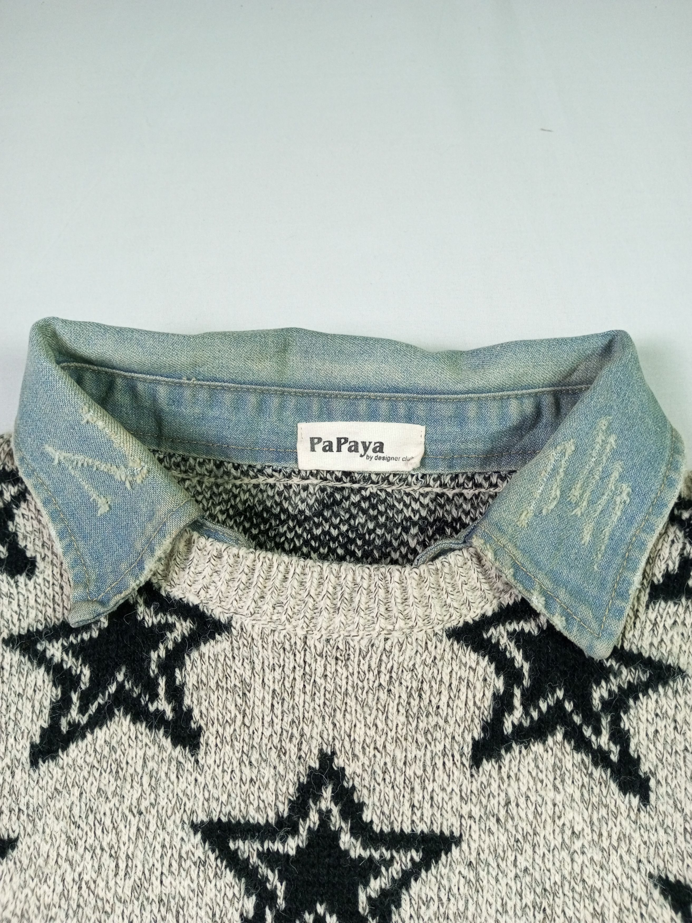Coogi × Japanese Brand × Le Grande Bleu (L.G.B.) Papaya Japanese knitted wear star isseymiyake styled Size US M / EU 48-50 / 2 - 5 Thumbnail