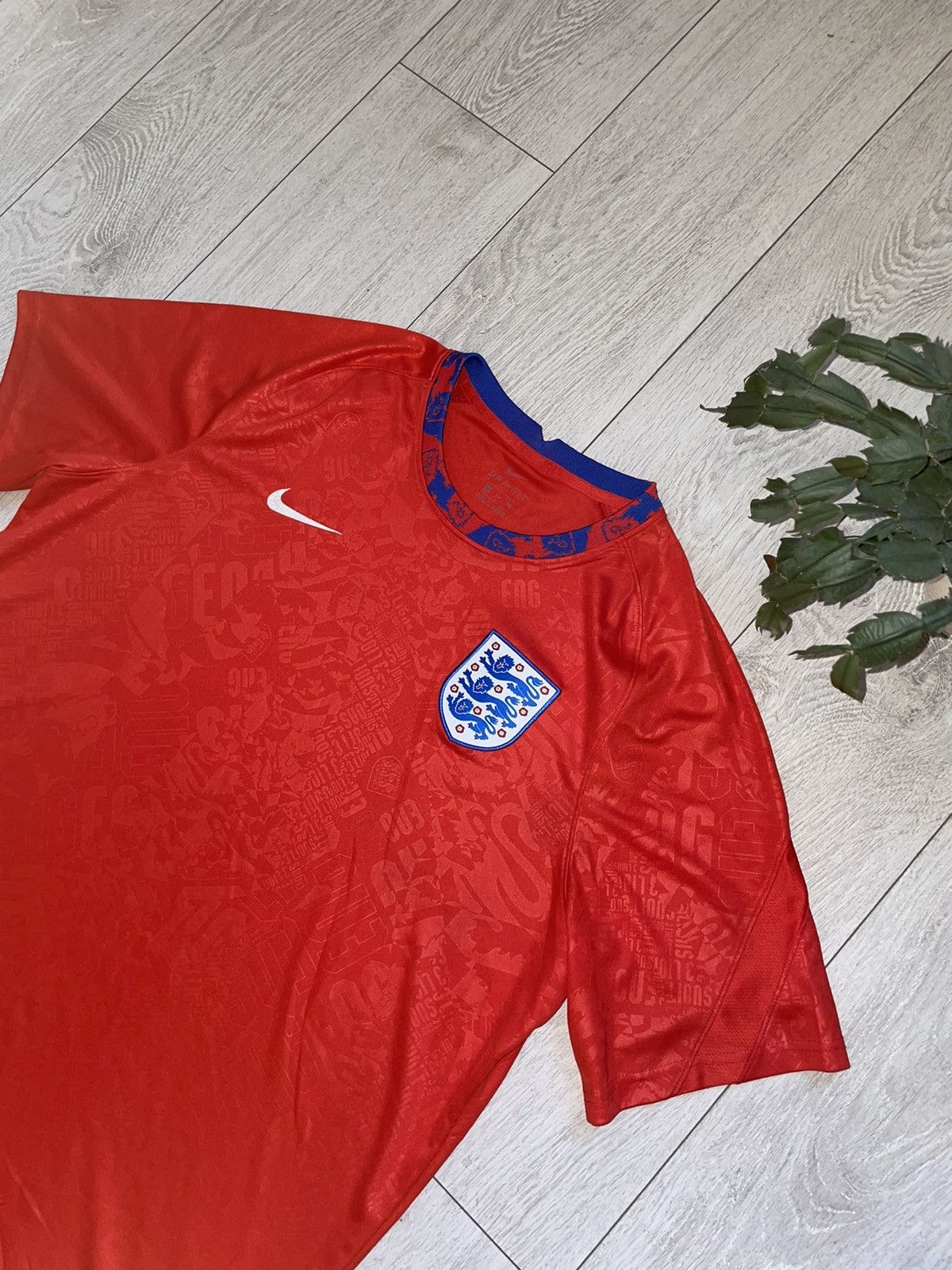Nike × Vintage T-Shirt Nike England National Team Vintage Soccer Jersey Size US XXL / EU 58 / 5 - 2 Thumbnail