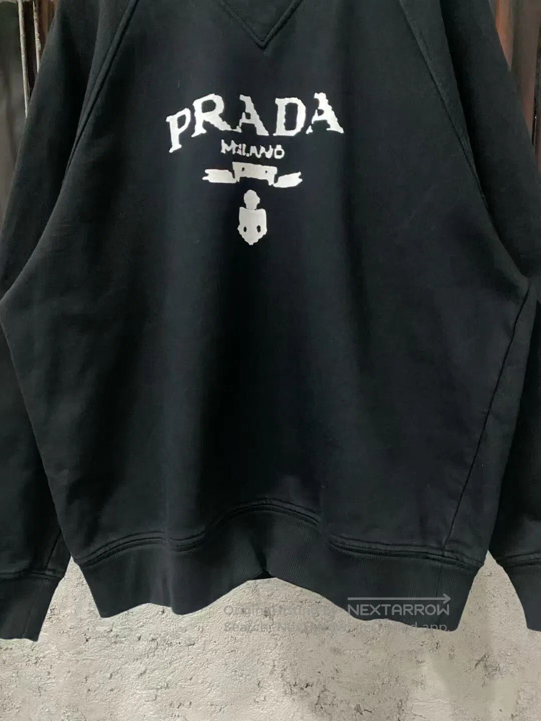 Prada black sweatshirt by Prada in size small. Size US S / EU 44-46 / 1 - 4 Thumbnail