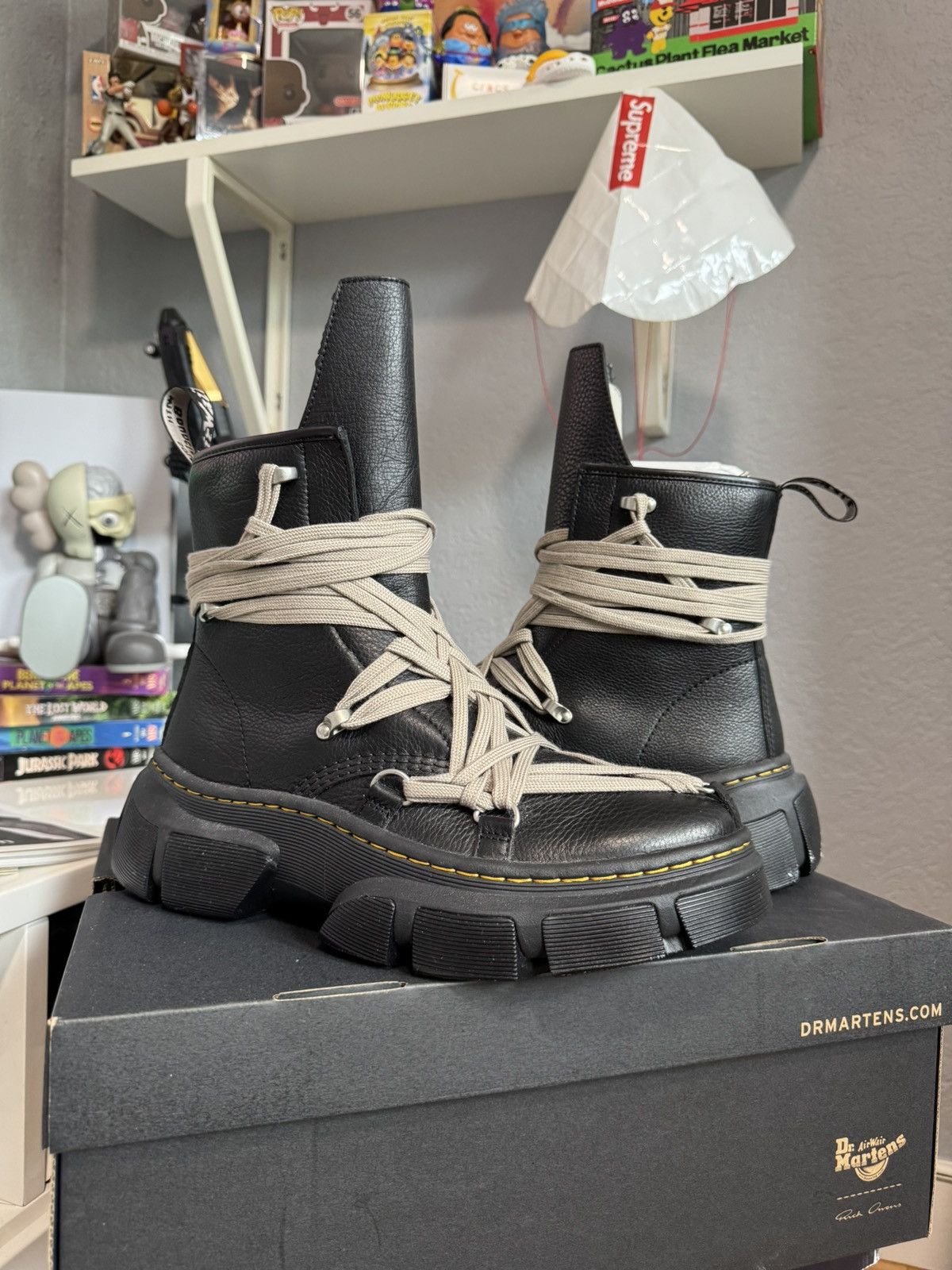 Dr. Martens × Rick Owens Rick Owens X Dr. Marten Megalace Boot Size US 10 / EU 43 - 5 Thumbnail