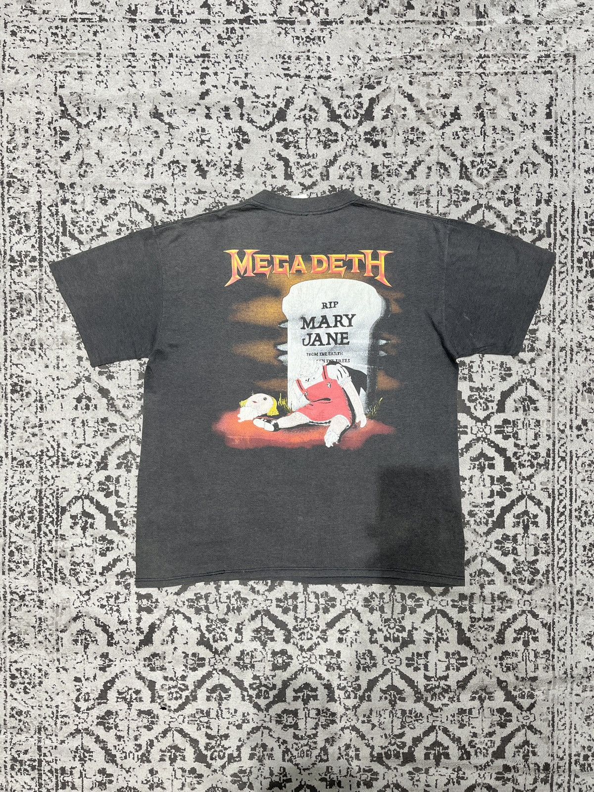 Band Tees × Megadeth × Vintage Vintage 1988 Megadeth “ RIP Mary Jane ” Size US XL / EU 56 / 4 - 3 Thumbnail