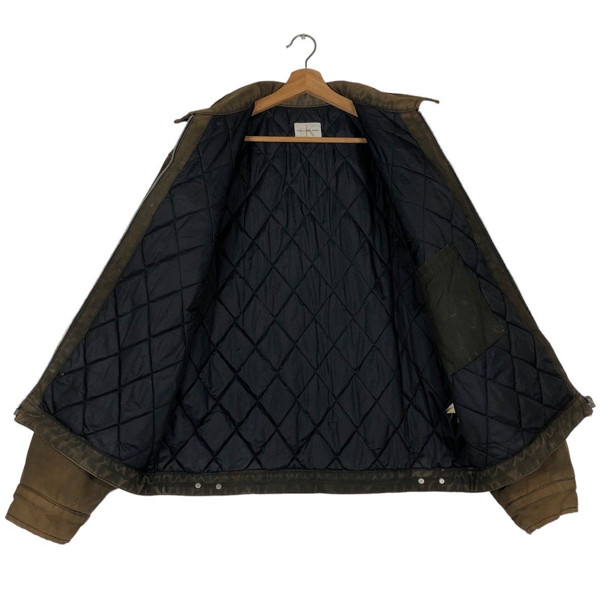 Japanese Brand 🔥90’s Vintage Bomber Jacket Duck Canvas Chore Calvin Klein Size US L / EU 52-54 / 3 - 11 Thumbnail