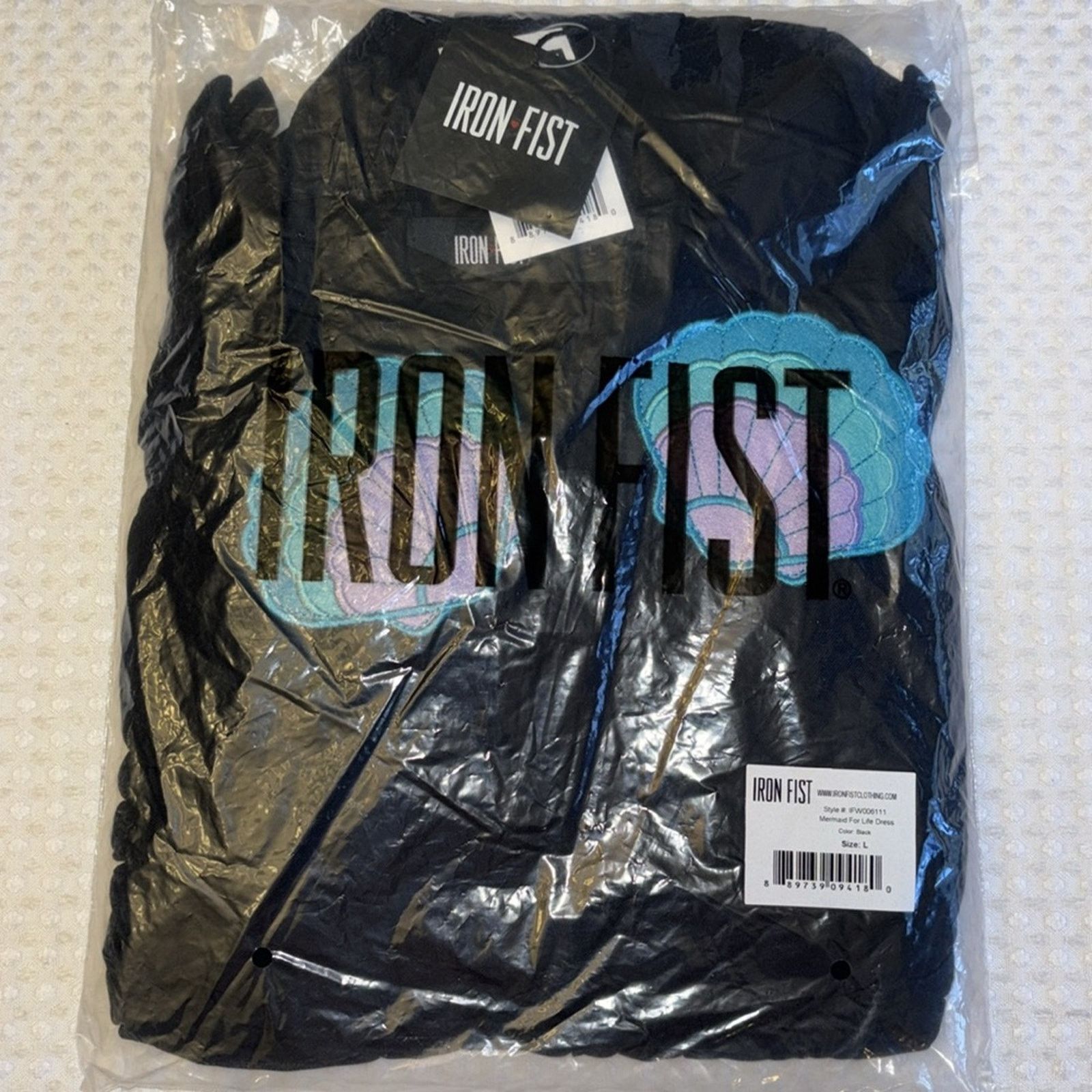 Iron Fist NEW! Iron Fist Mermaid For Life Sheer Black Midi Dress L Size L / US 10 / IT 46 - 3 Thumbnail