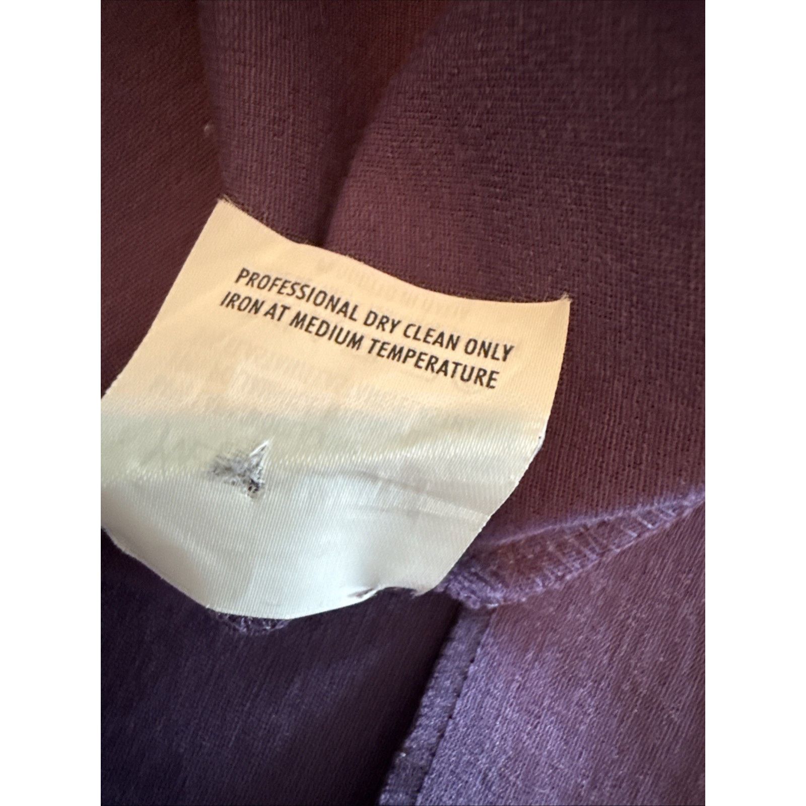 Yves Saint Laurent YSL Yves Saint Laurent Dress Aubergine Wool Blend Sleeveless Size XS / US 0-2 / IT 36-38 - 10 Thumbnail