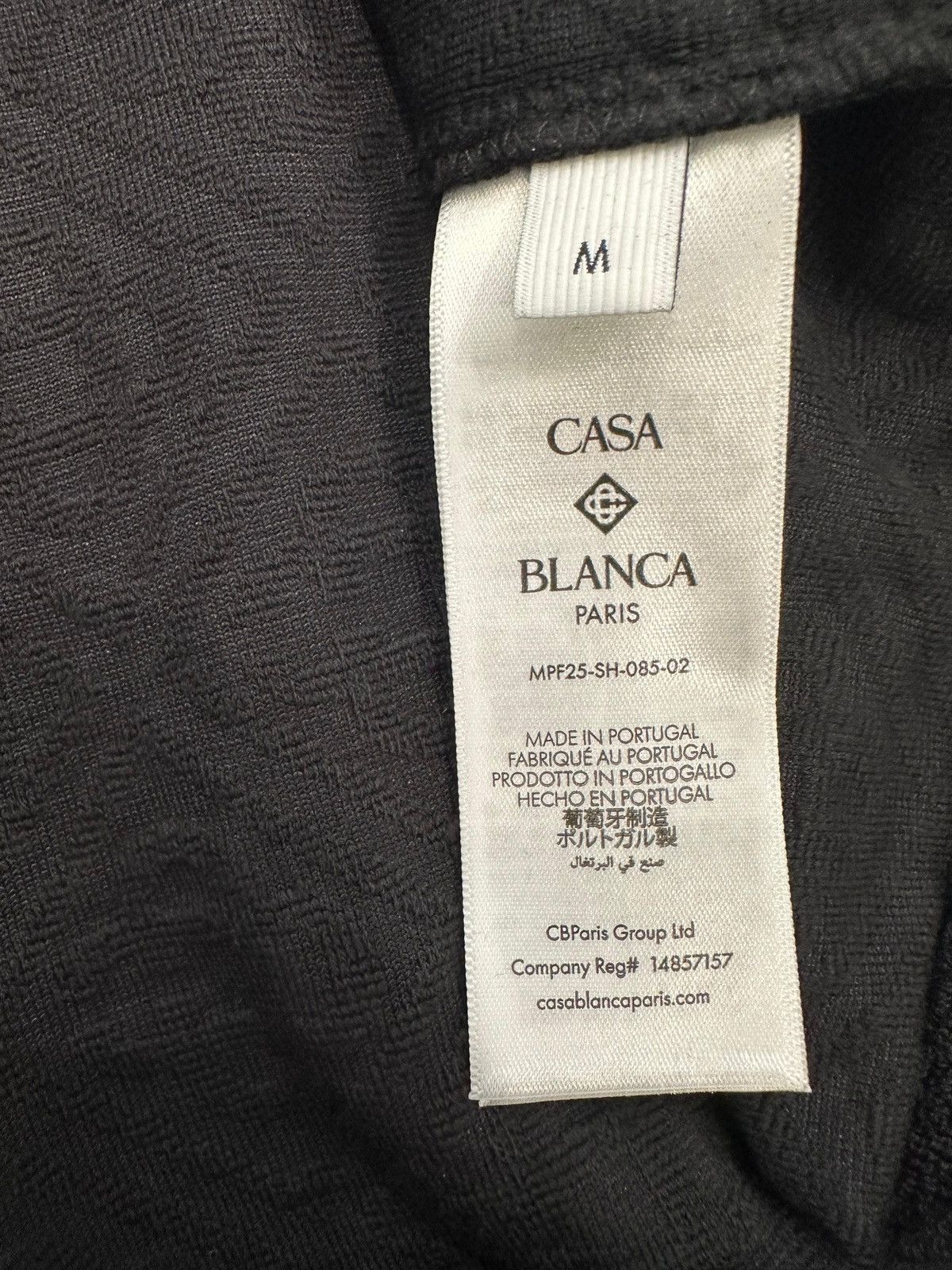 Casablanca CASABLANCA - Monogram Jacquard Towelling SS Shirt Size US M / EU 48-50 / 2 - 3 Thumbnail
