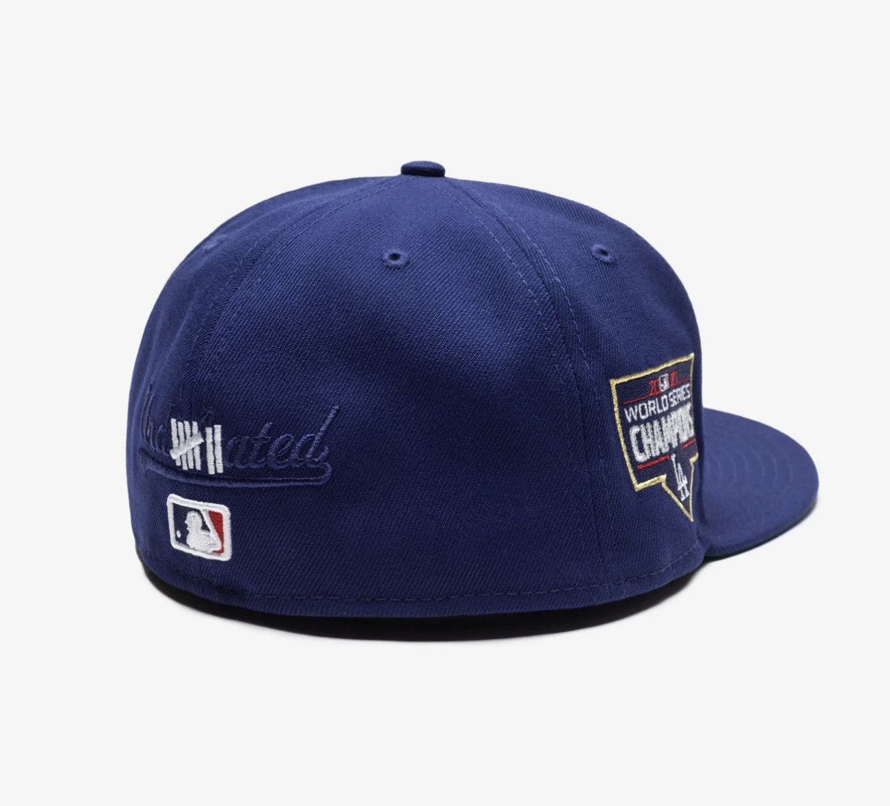 image of New Era x Undefeated La Dodgers World Champions Fitted 71/8 in Blue, Men's