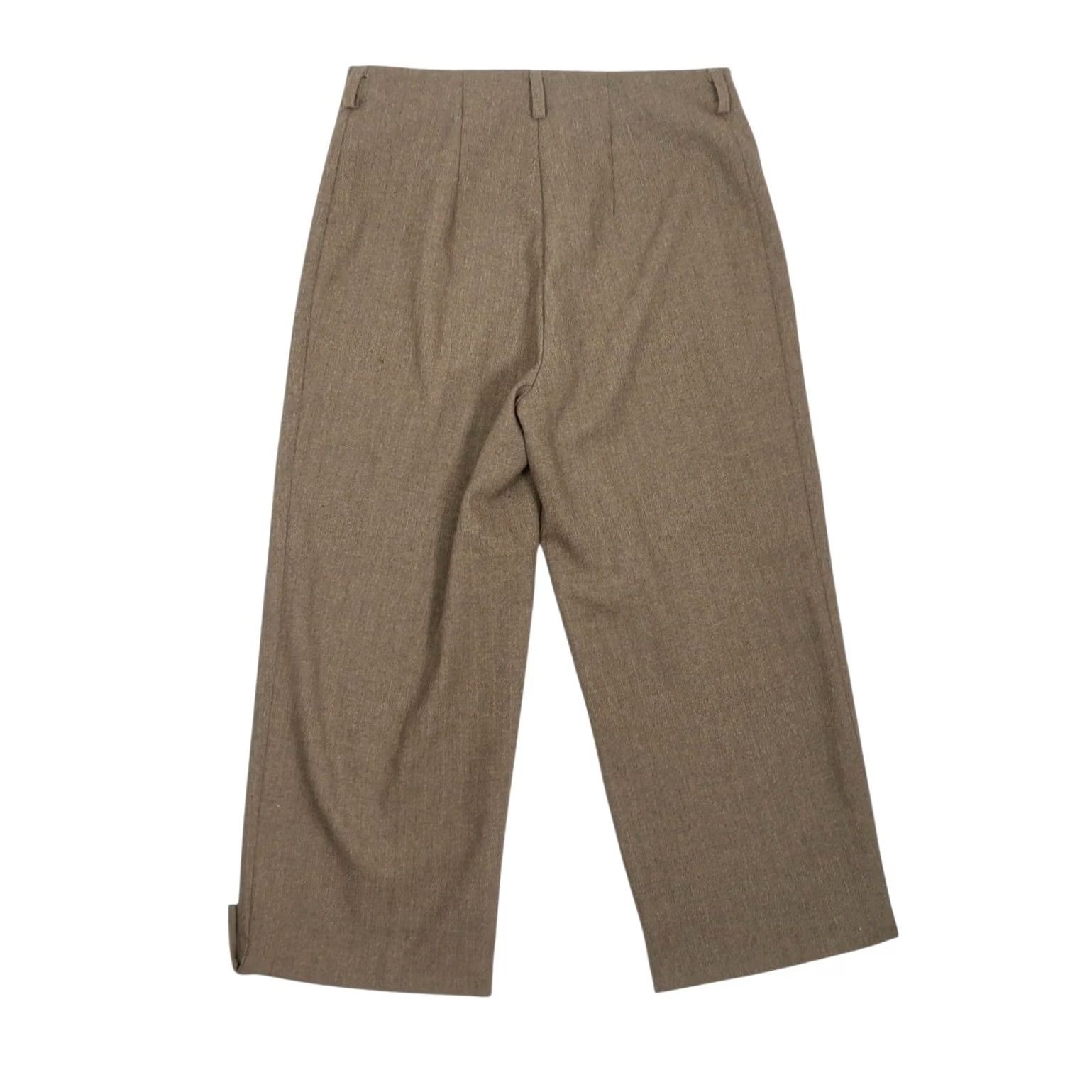 Vintage VINTAGE Brown Straight Leg Capri Crop Pants S Womens Capri 22in Inseam Mens? Womens Size 28" / US 6 / IT 42 - 3 Thumbnail