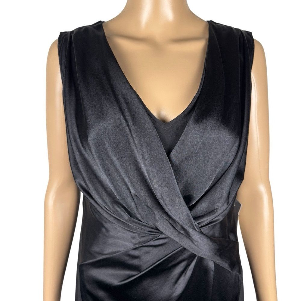 Anne Klein NWT New Vintage Anne Klein Silk Black Sheath Dress Size 2 Size XS / US 0-2 / IT 36-38 - 2 Thumbnail