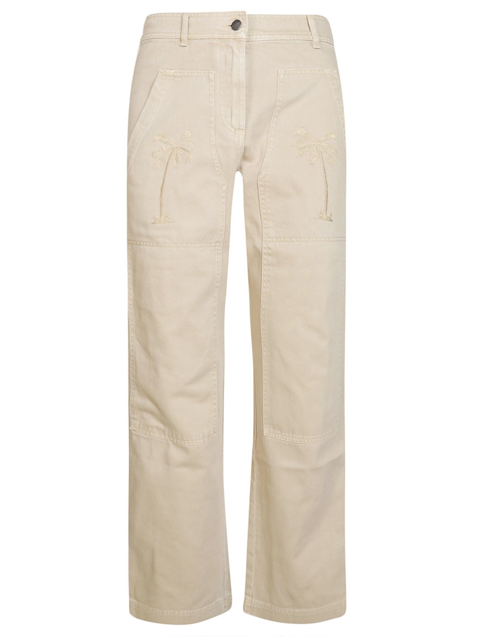 o1s22i1n0824 GD Bull Cargo Pants in Beige