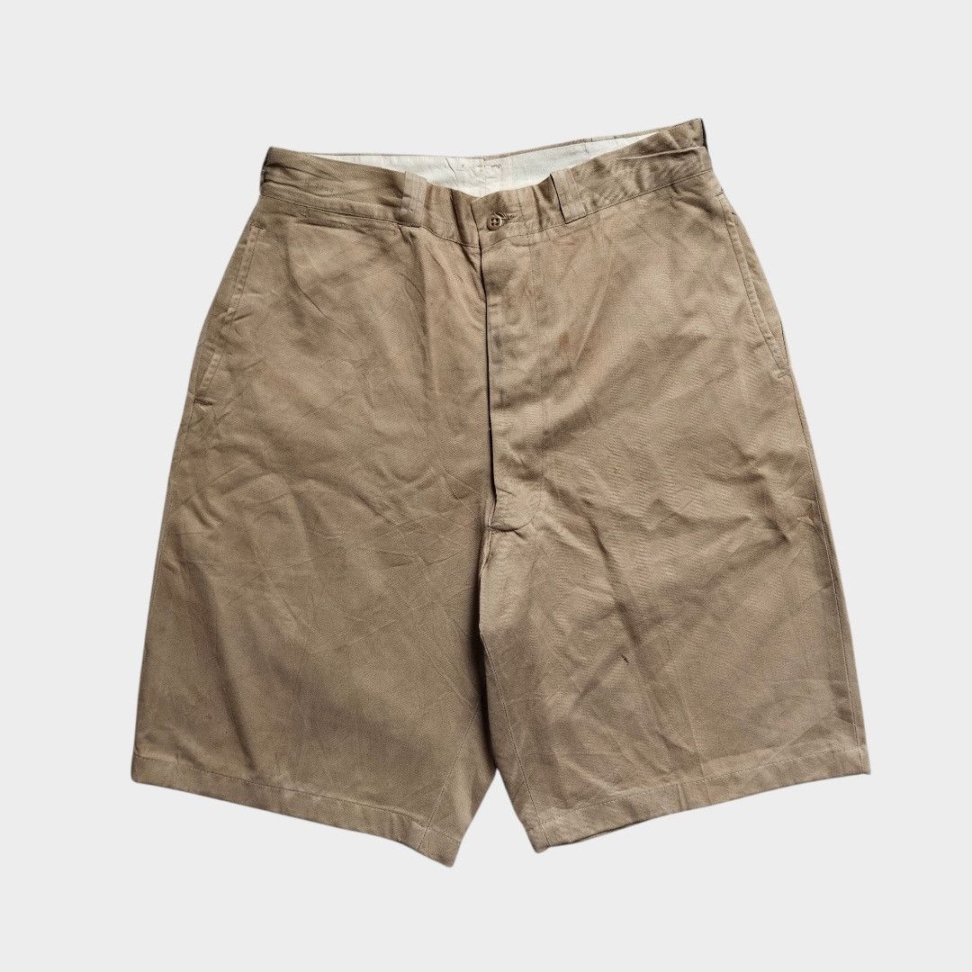 Orslow 1960's US army chino officer button fly shorts Size US 30 / EU 46 - 1 Thumbnail