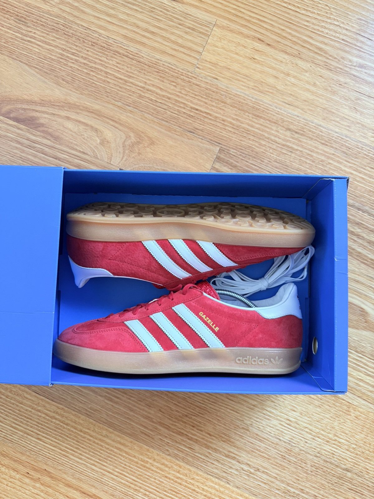 Adidas Adidas Gazelle Indoor ‘Scarlet Gum’ Size US 11 / EU 44 - 10 Thumbnail