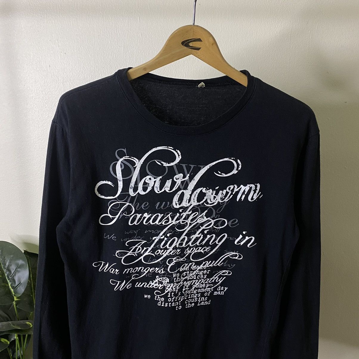 If Six Was Nine × Japanese Brand × Seditionaries Japan Brand Seditionaries Poem Cyber Gothic Punk PPFM LS T Size US S / EU 44-46 / 1 - 2 Thumbnail