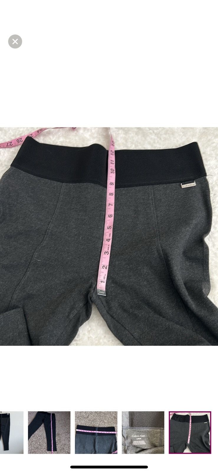 Calvin Klein Calvin Klein large grey ponte pants Size 34" / US 12 / IT 48 - 6 Thumbnail