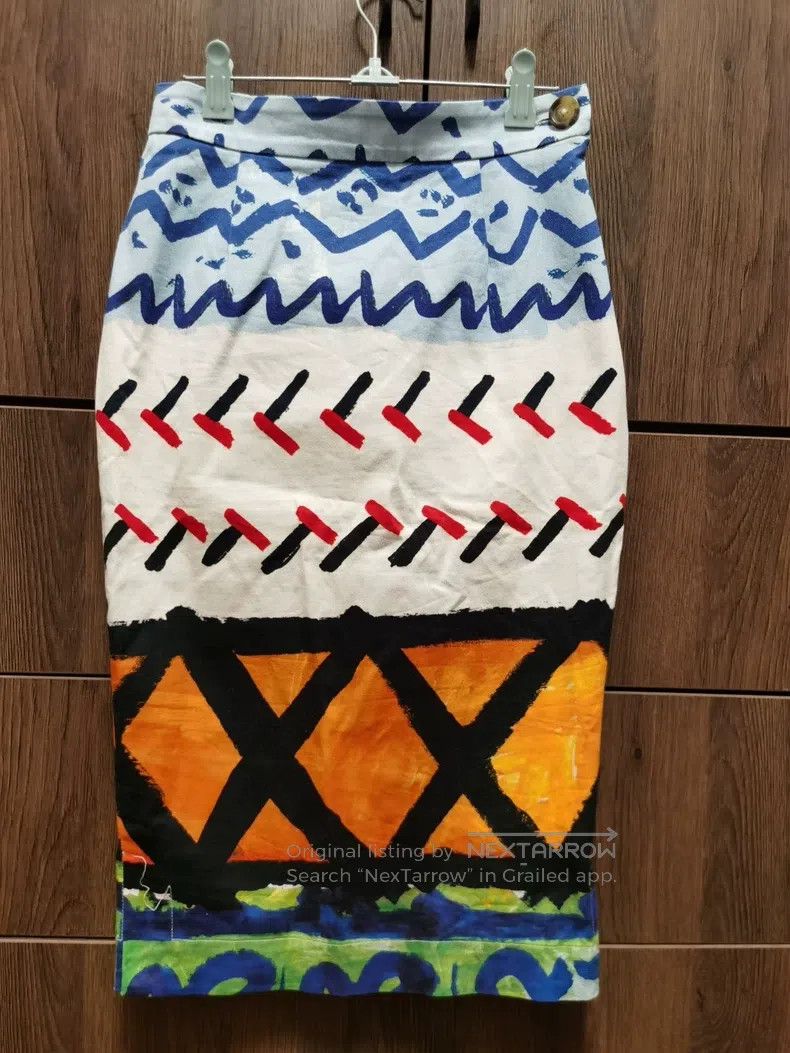 Vivienne Westwood Vivienne Westwood Hand Painted Feel Skirt Size 26" / US 2 / IT 38 - 1 Thumbnail