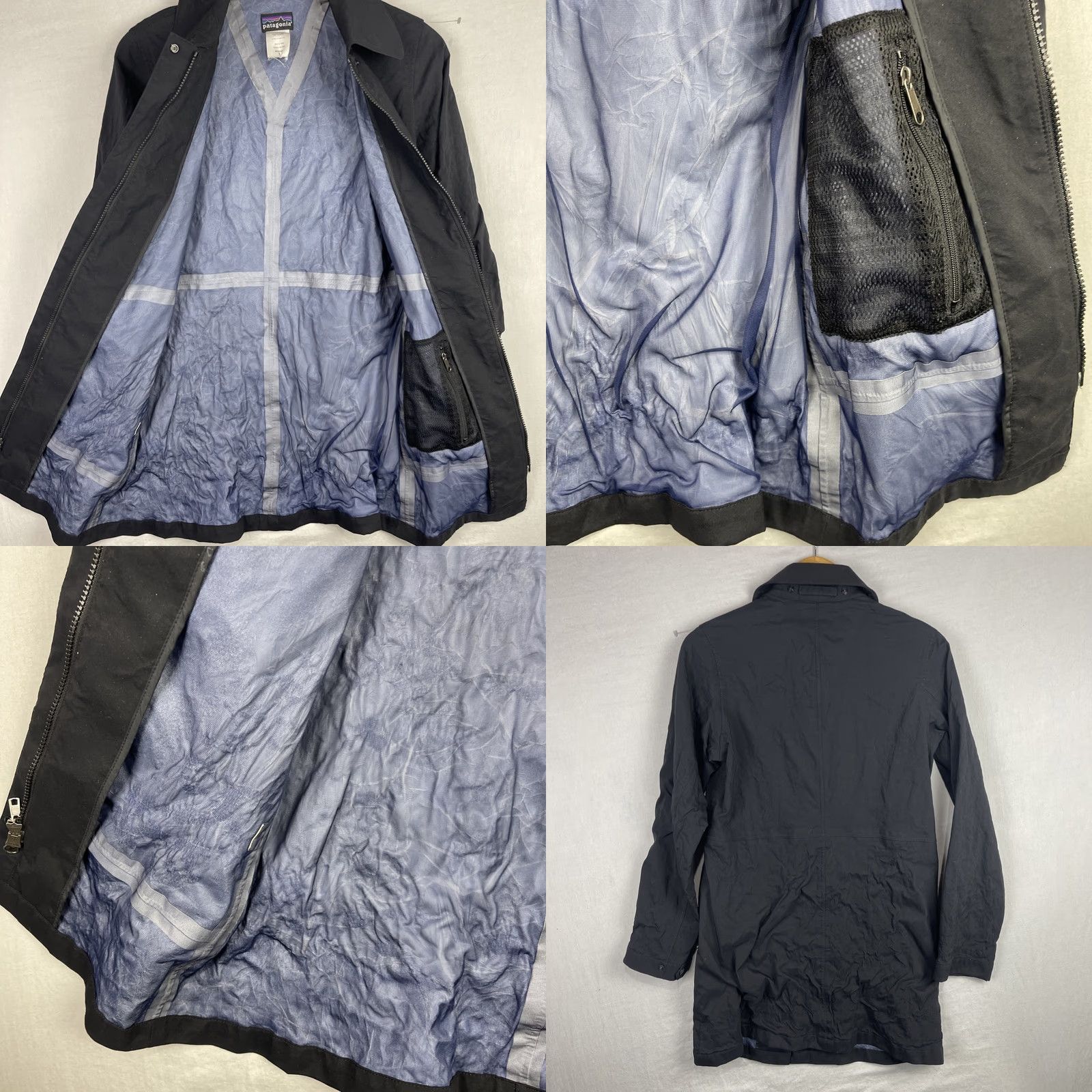 Patagonia Patagonia Rain Coat Womens Small Black Jacket Waterproof Zip Up Taped Seams Size S / US 4 / IT 40 - 8 Thumbnail