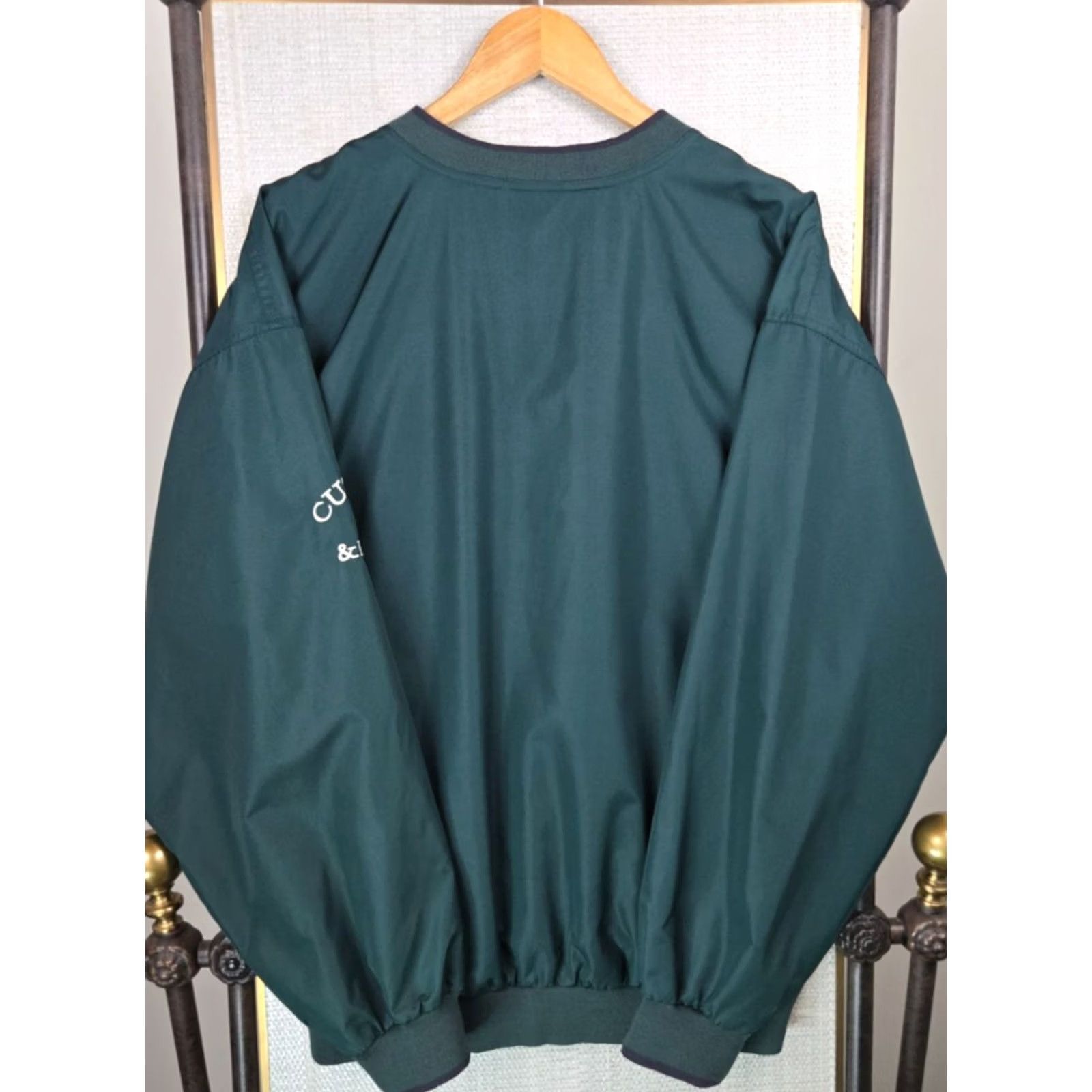 Cutter & Buck VINTAGE Cutter & Buck Windbreaker Jacket Pullover Mens Large Kiawah Ocean Course Green Size US L / EU 52-54 / 3 - 5 Thumbnail