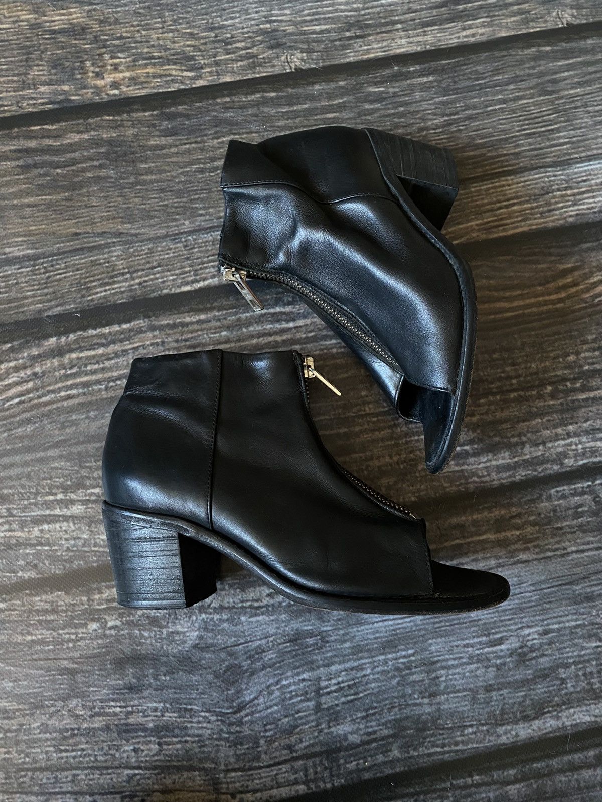 Diesel × Vintage DIESEL leather zip boots exclusive rare | Grailed