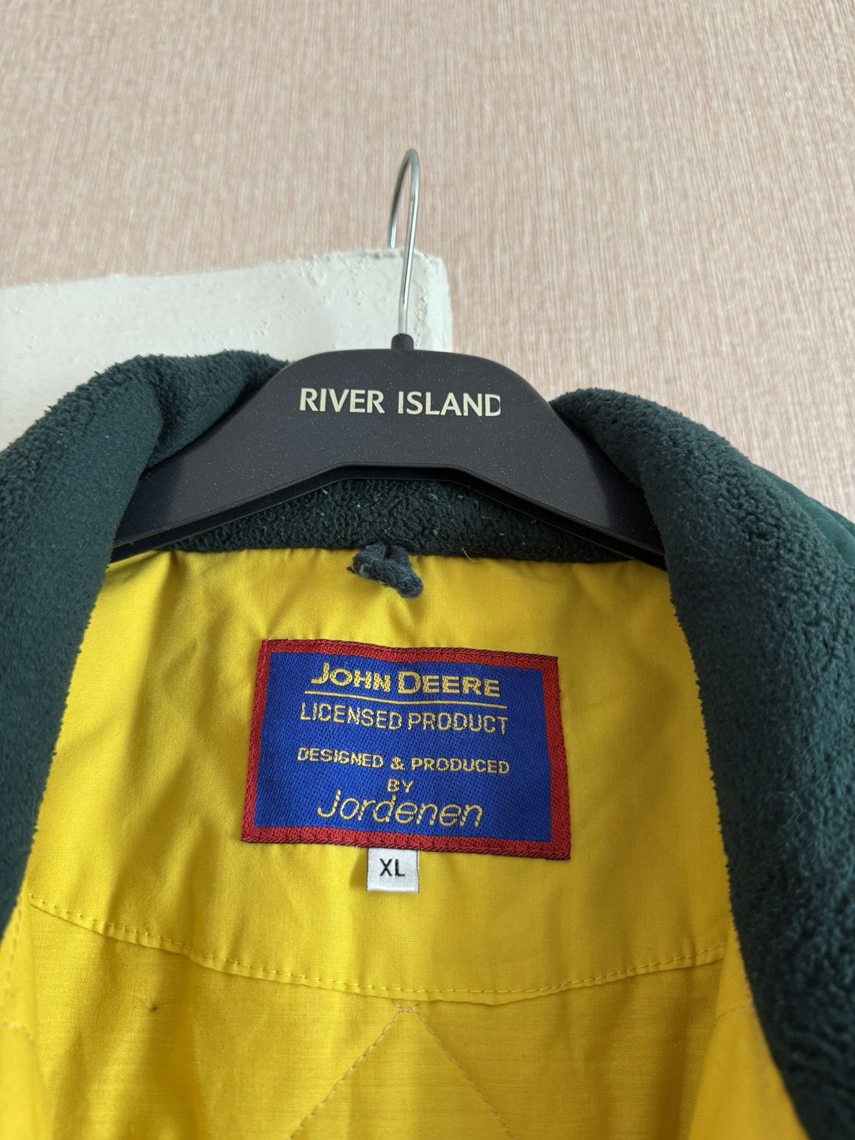 John Deere Vintage John Deere Quilted Vest Green Workwear Logo Pockets Size US XL / EU 56 / 4 - 8 Thumbnail
