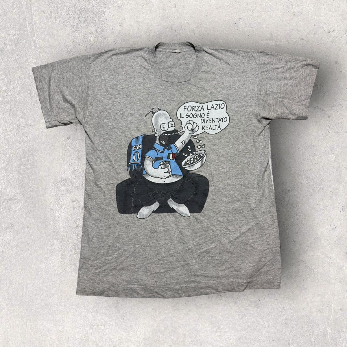 Vintage Vintage Lazio Simpsons tee Size US L / EU 52-54 / 3 - 1 Thumbnail