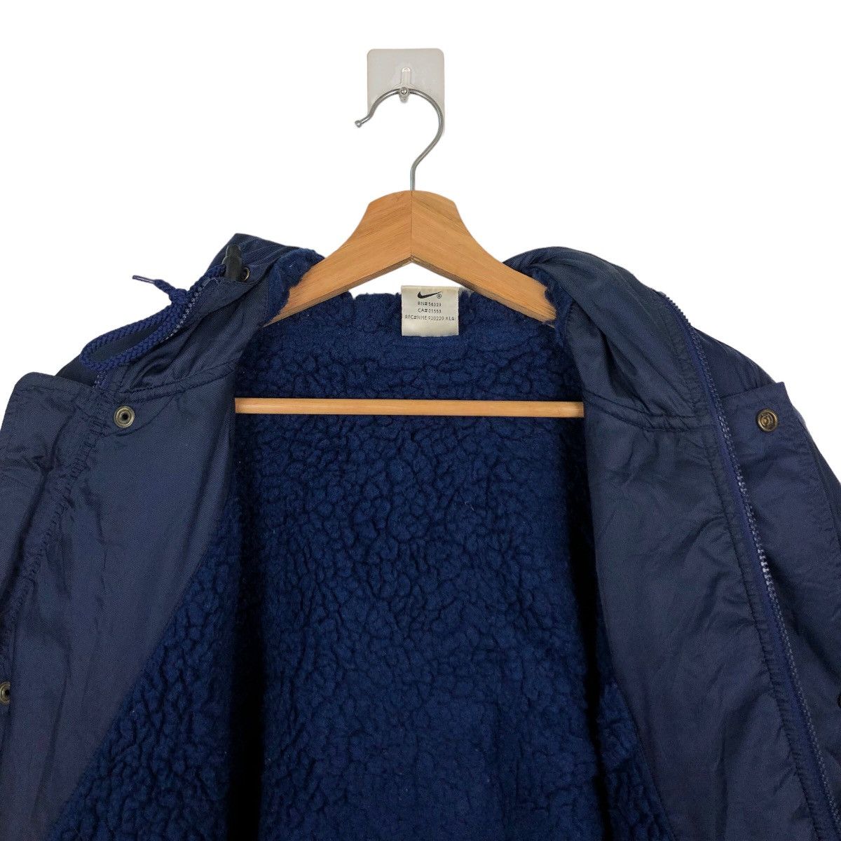 Nike VINTAGE NIKE BIG SWOOSH LONG JACKET Size US L / EU 52-54 / 3 - 11 Thumbnail