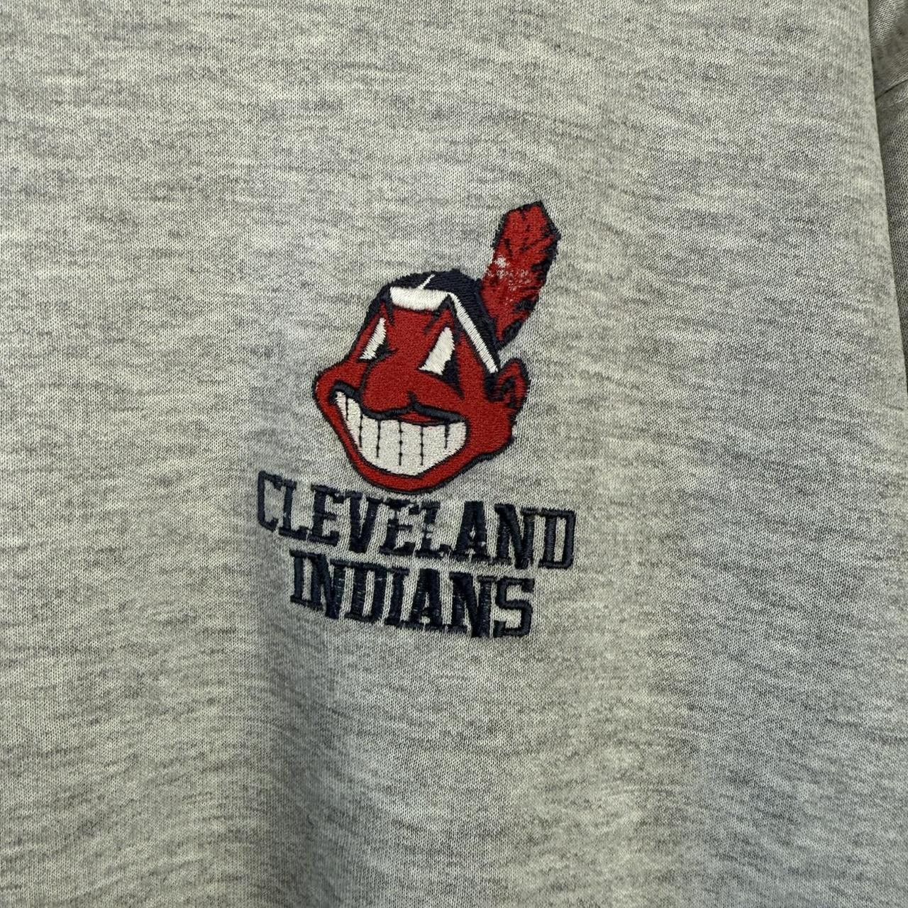 Vintage Clevaland Indians Sweatshirt Vintage Grey Embroidered Size US L / EU 52-54 / 3 - 5 Thumbnail