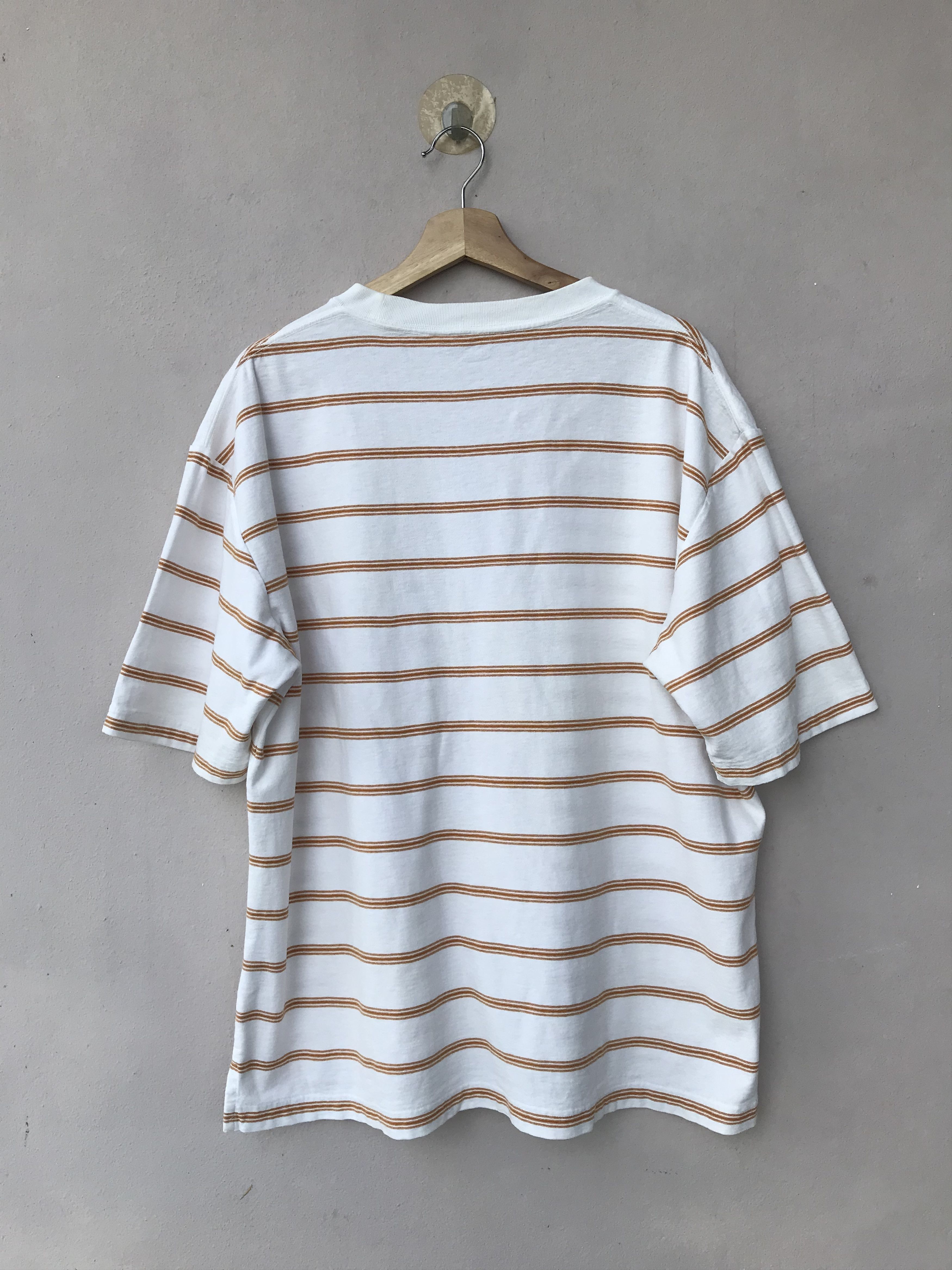 Uniqlo Uniqlo Stripes Oversized Pocket Tee Size US XL / EU 56 / 4 - 6 Thumbnail