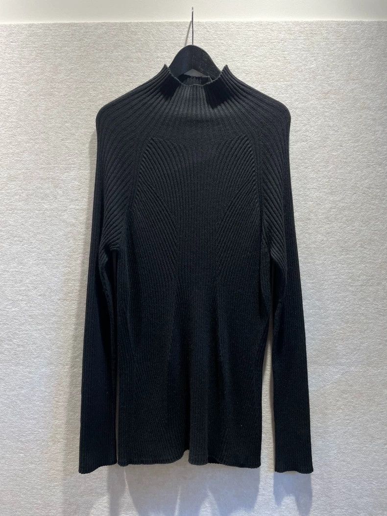 Yohji Yamamoto Yohji Yamamoto Black turtleneck sweater 2506-Nextarrow Size US L / EU 52-54 / 3 - 1 Thumbnail