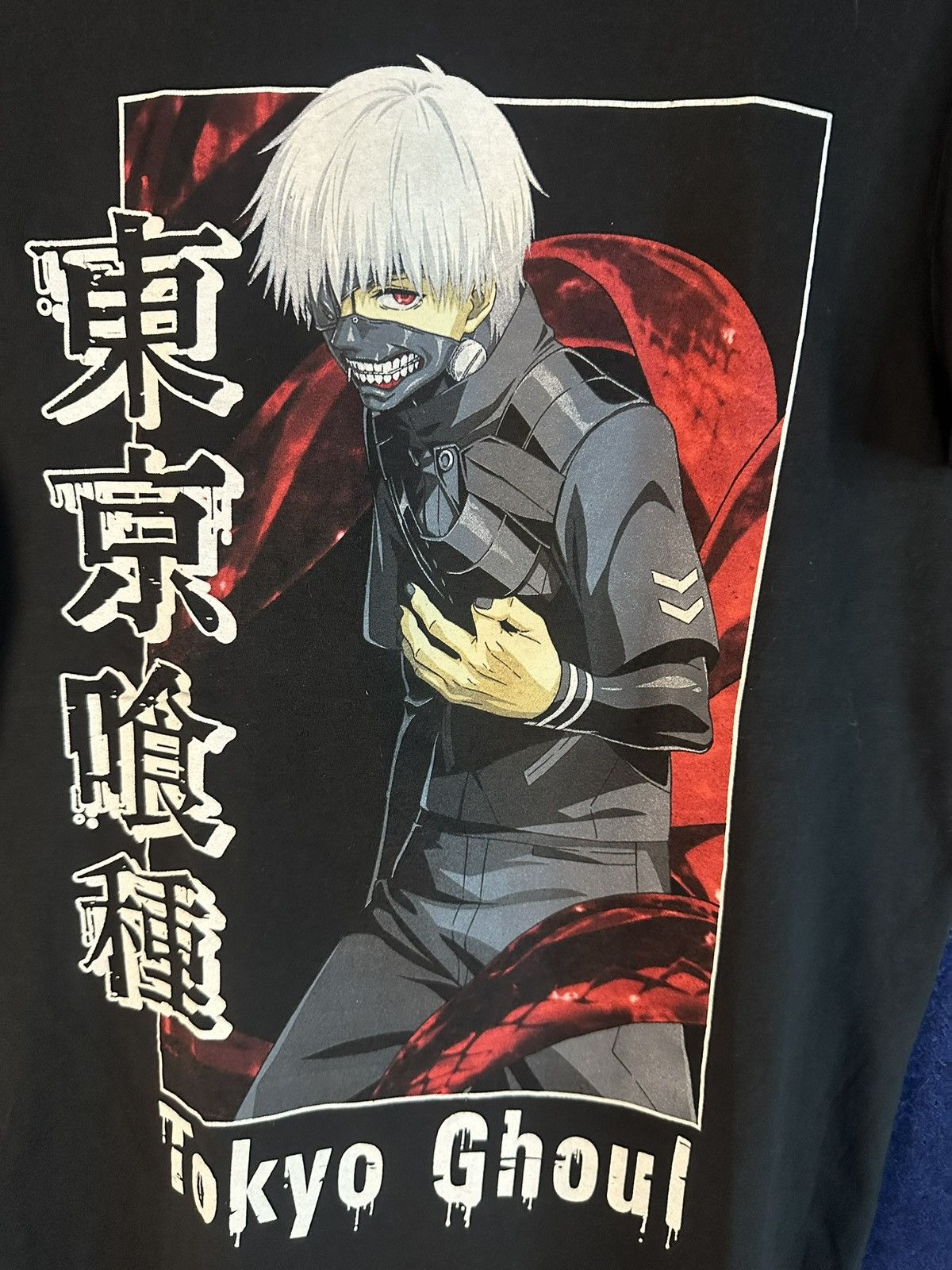 Anime Rare Y2K Anime/Manga Tokyo Ghoul Kaneki Tshirt Size US M / EU 48-50 / 2 - 2 Thumbnail
