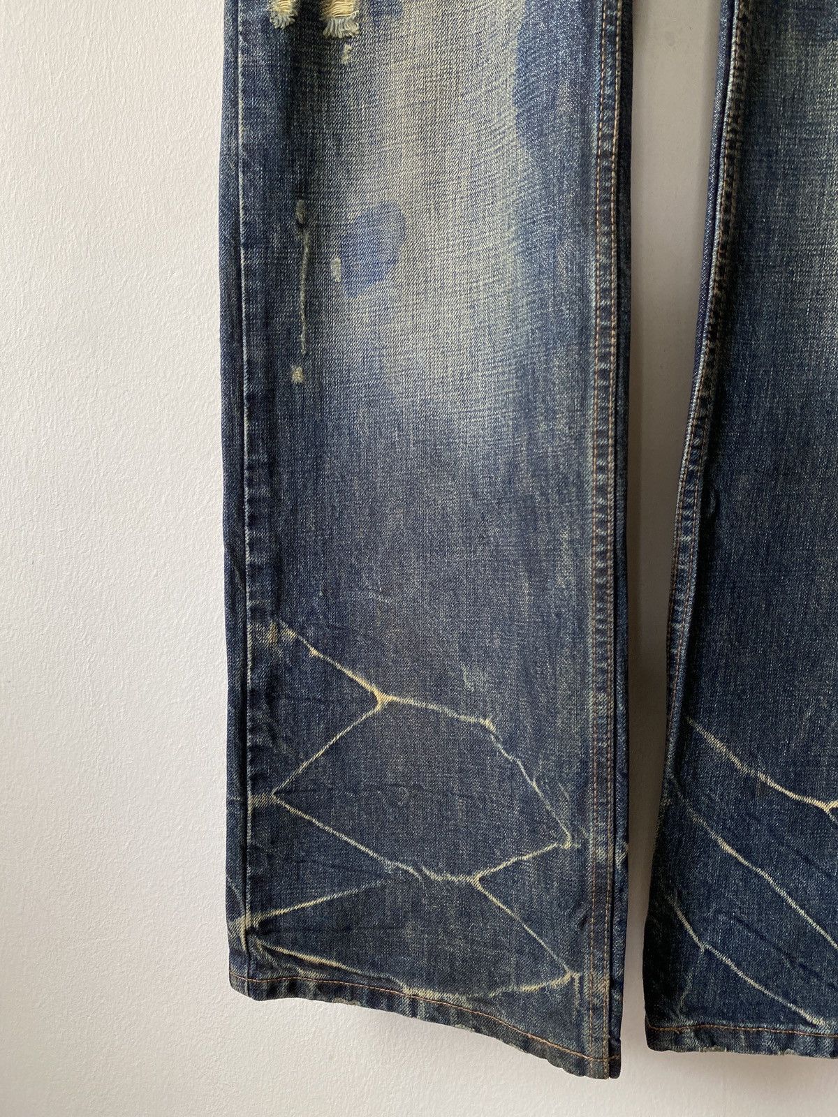 JACKROSE Japanese Brand Jack Rose Distressed Denim Size US 32 / EU 48 - 4 Thumbnail