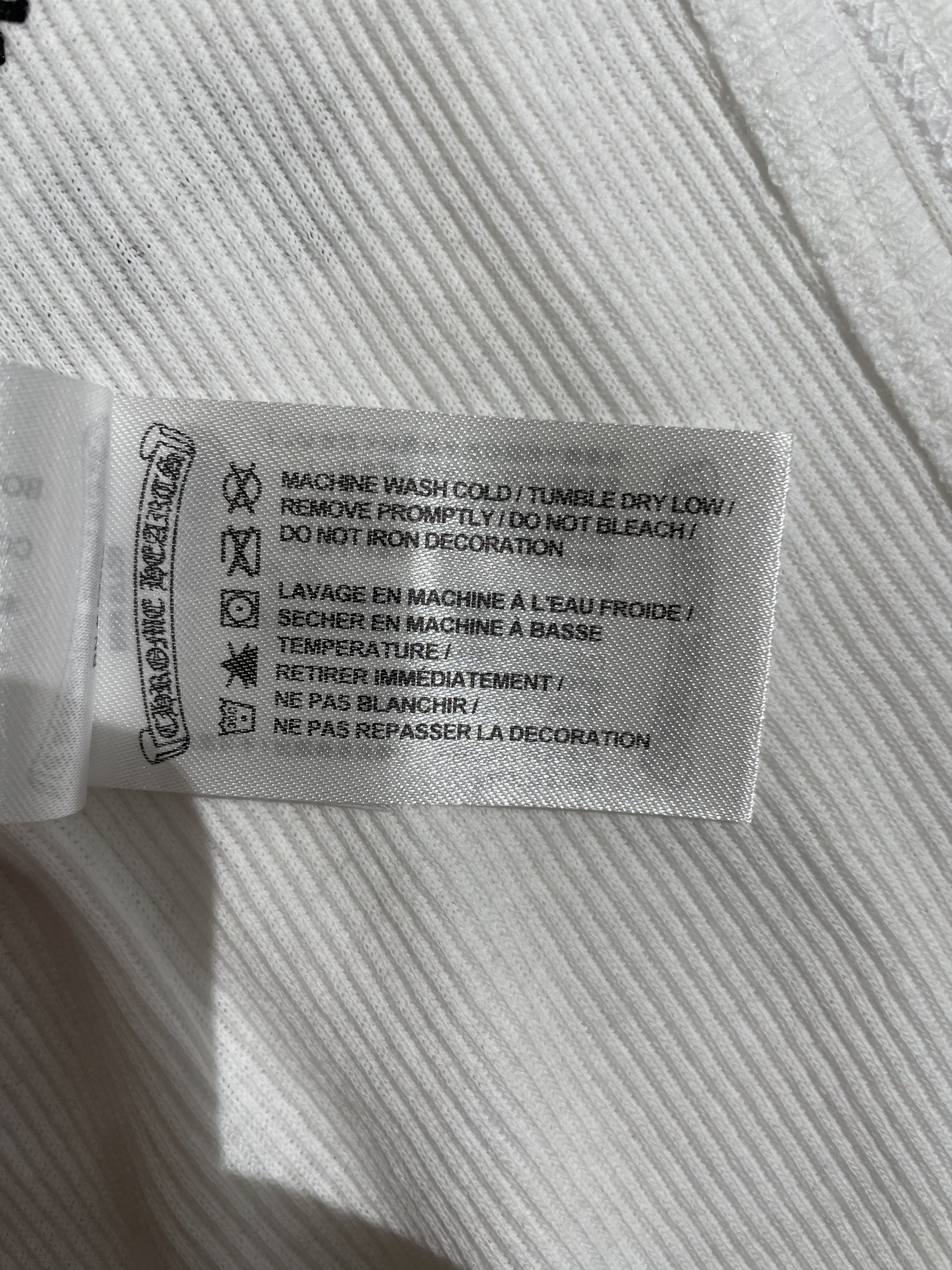 Chrome Hearts Chrome Hearts LOVE U Vine Heart White Rib Tank Top Size M / US 6-8 / IT 42-44 - 10 Thumbnail