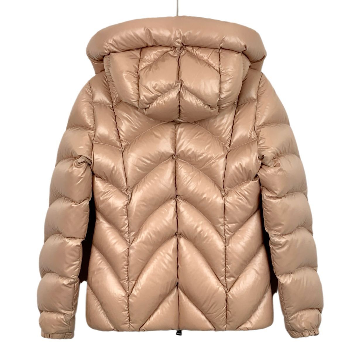 Moncler Moncler Womens Akebia Hooded Down Jacket Meat Pink XS Size Q Size XS / US 0-2 / IT 36-38 - 8 Thumbnail