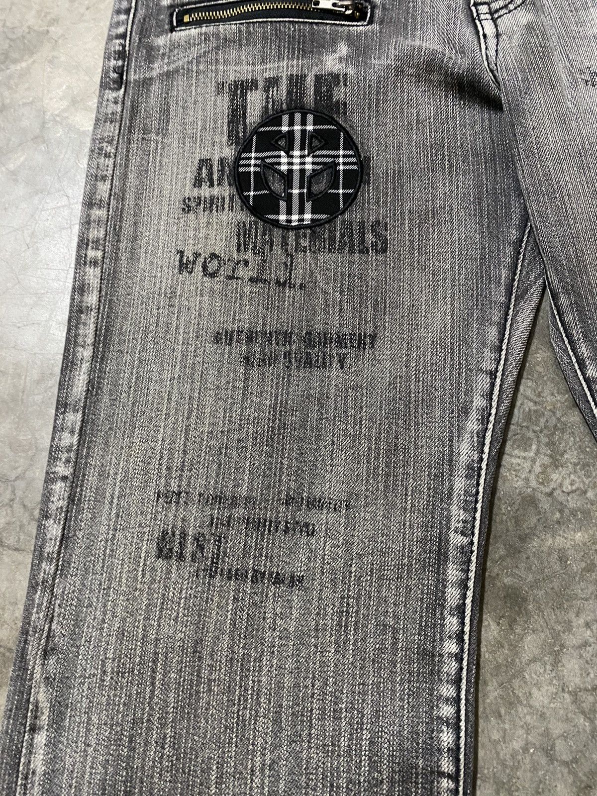 Hysteric Glamour × Japanese Brand × Tornado Mart Japan Grunge Seditionaries Distressed Jeans GYS p186 Size US 28 / EU 44 - 6 Thumbnail