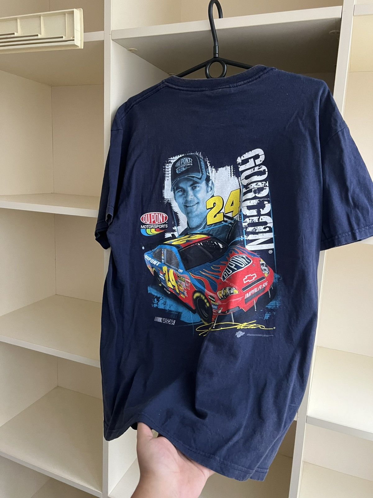 NASCAR Vintage Jeff Gordon #24 DuPont Motorsports NASCAR T-Shirt Size US L / EU 52-54 / 3 - 5 Thumbnail