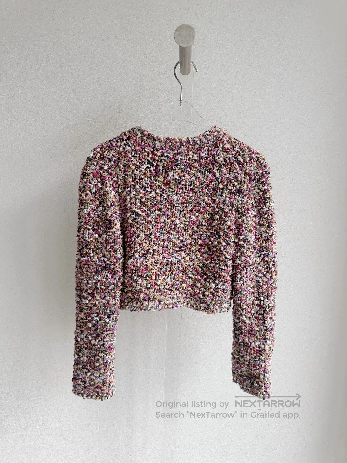 Chanel Chanel 21P Colorful Cotton Pearl Short Coat. Size S / US 4 / IT 40 - 3 Thumbnail