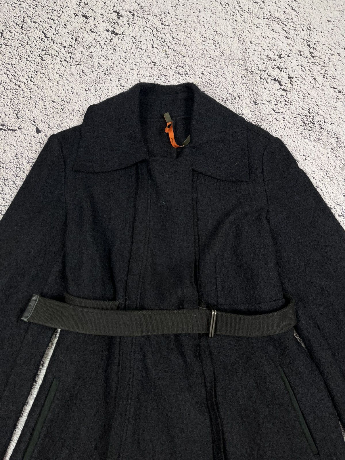 Cop Copine Cop Copine Matrix Wrap Wool Coat Gothic Avant-Garde Belted Size L / US 10 / IT 46 - 4 Thumbnail