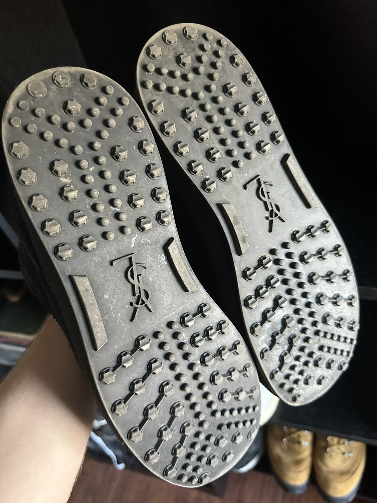Saint Laurent Paris Saint Laurent Suede Jump Sneakers Size US 11 / EU 44 - 4 Thumbnail