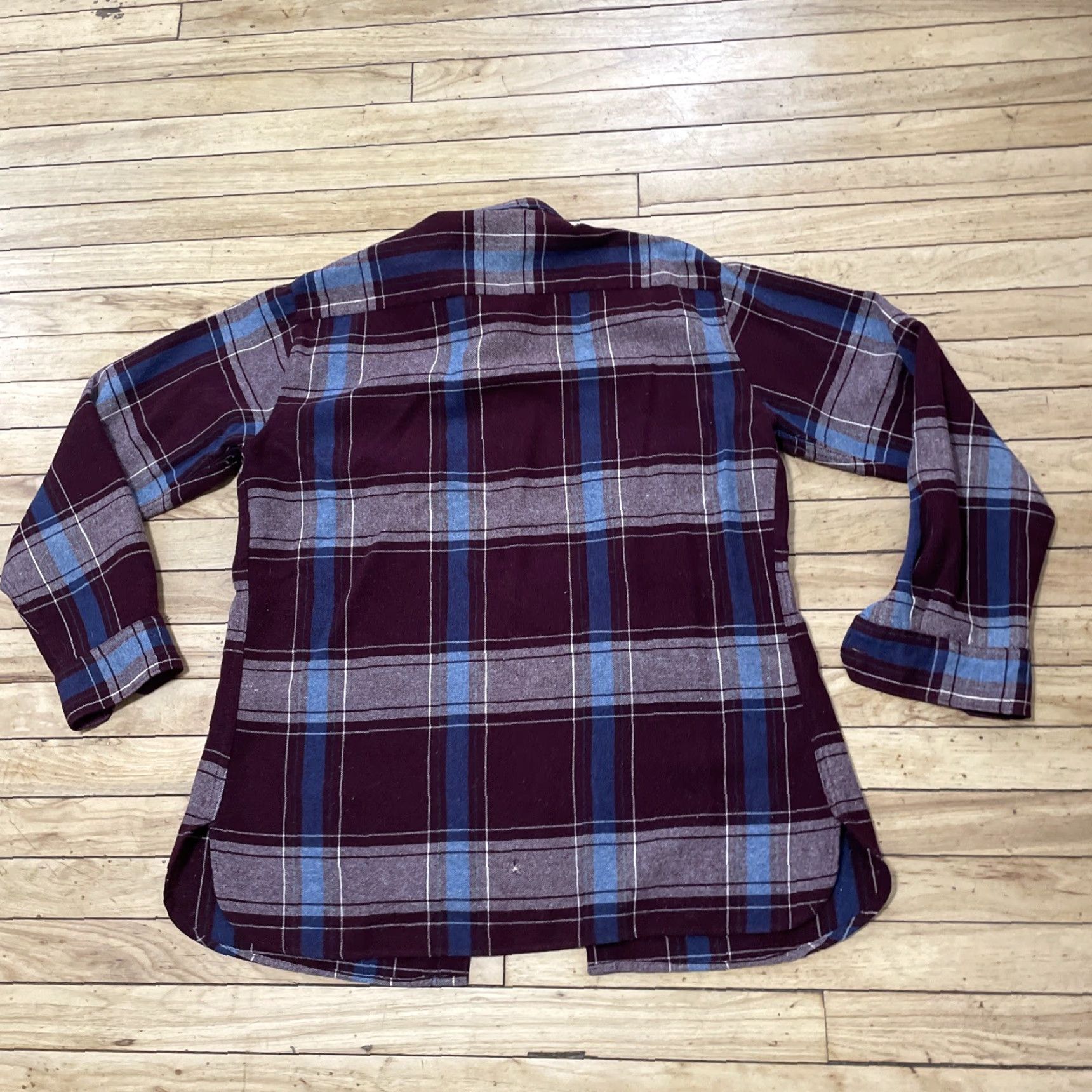 Vintage VINTAGE The Sundays Shirt Men L Plaid Flannel 80s 90s Button-Up Outdoor Purple-Red Collared Casual Size US L / EU 52-54 / 3 - 2 Thumbnail