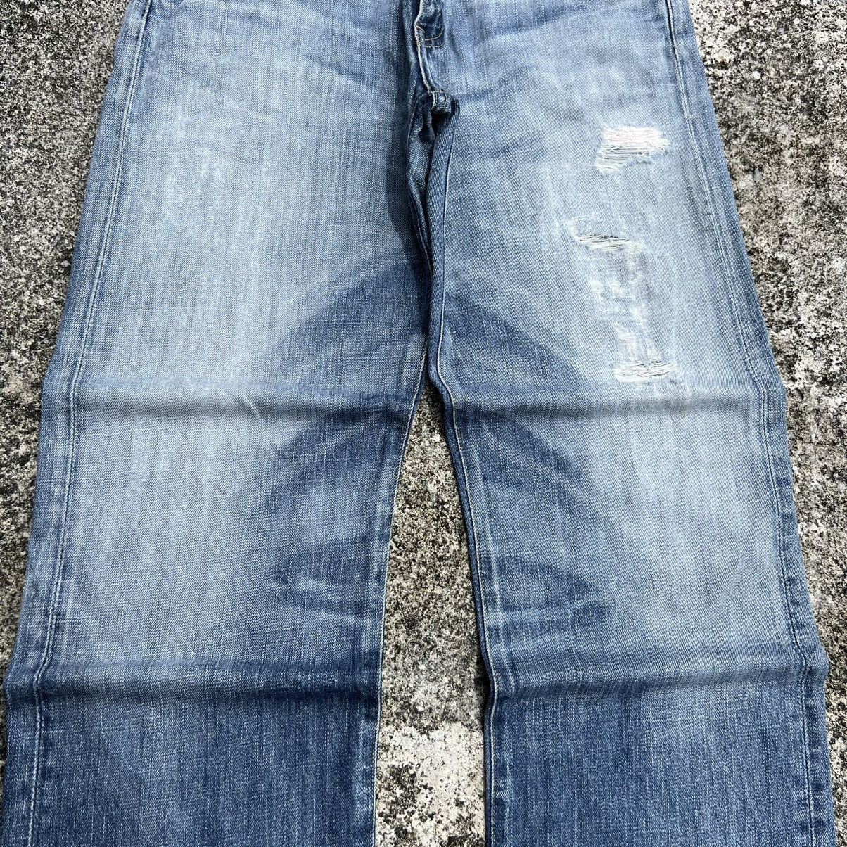 Levi's “LEVIS” 553 DISTRESS ACID WASH JEANS Size US 30 / EU 46 - 4 Thumbnail
