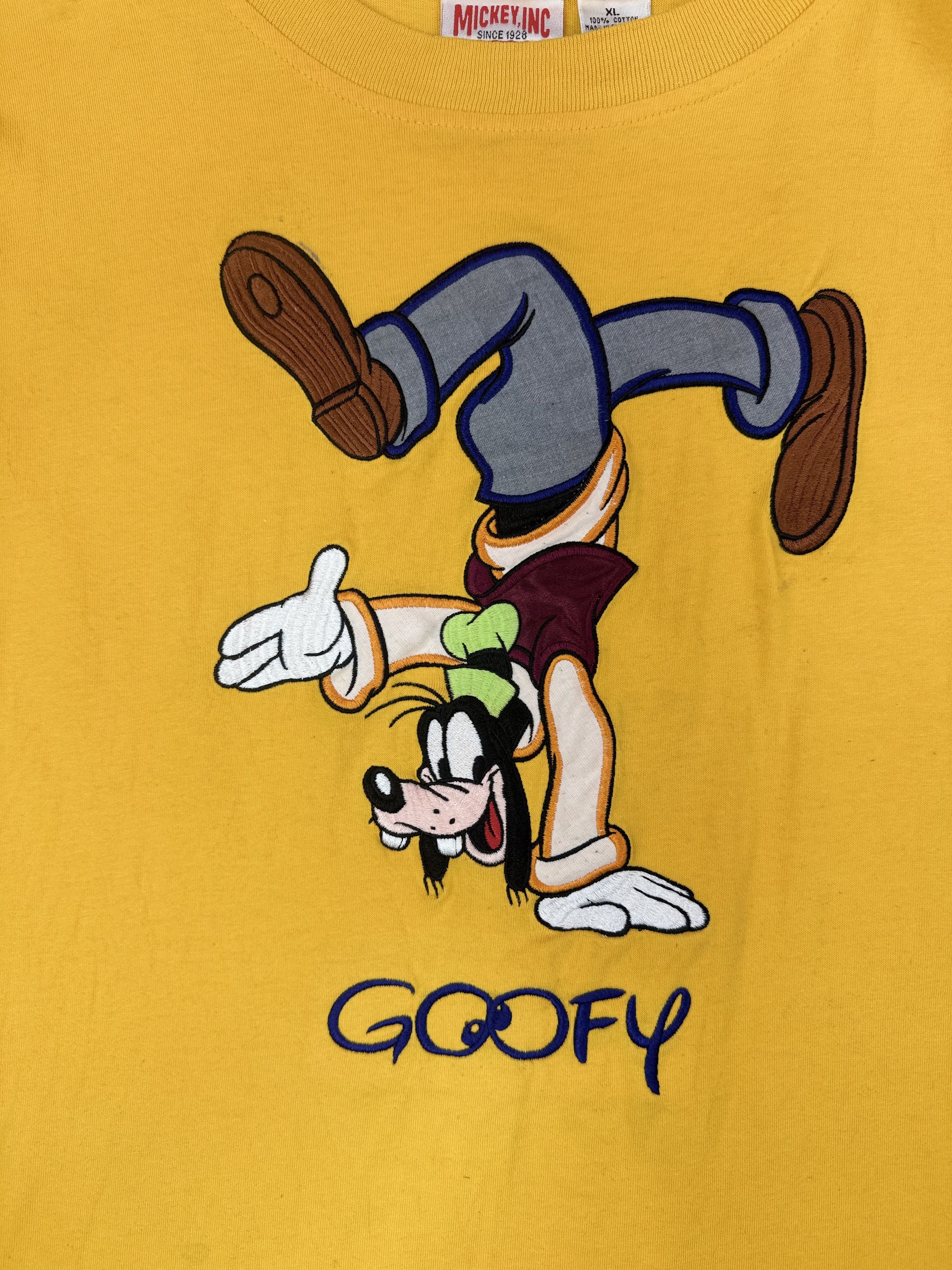 Disney VTG Walt Disney World Goofy Embroidered Graphic T Shirt Size US XL / EU 56 / 4 - 2 Thumbnail