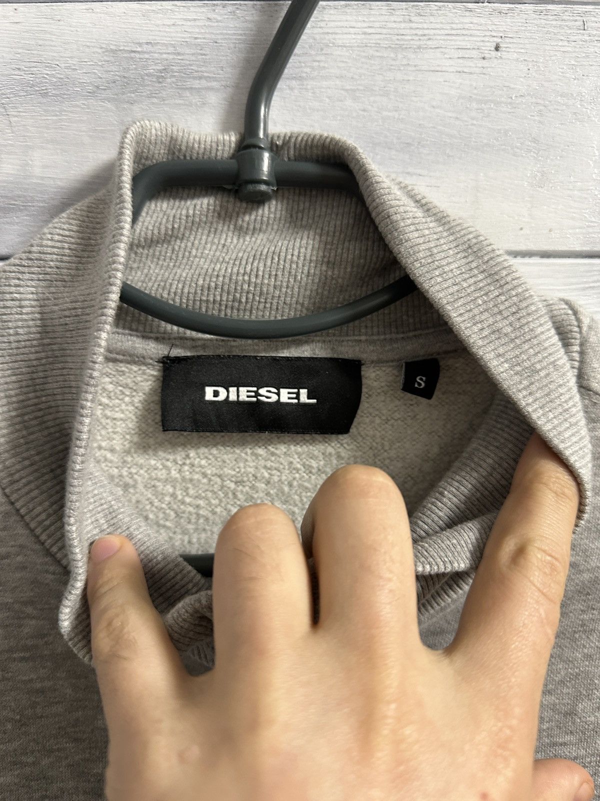 Diesel Rare Luxury Zip Sweatshirt Diesel Big Logo. Size US M / EU 48-50 / 2 - 8 Thumbnail