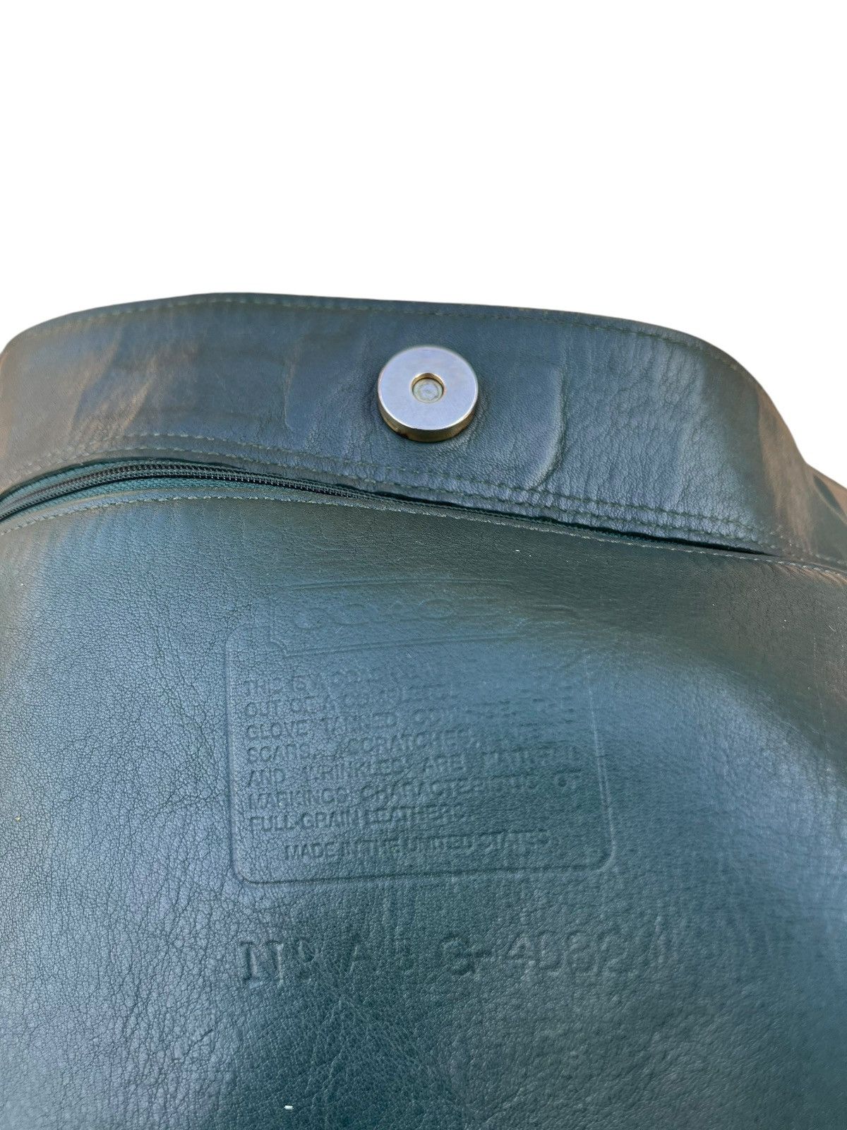 Leather Vintage 90s COACH Distressed Patina Leather Tote Bag Size ONE SIZE - 22 Thumbnail