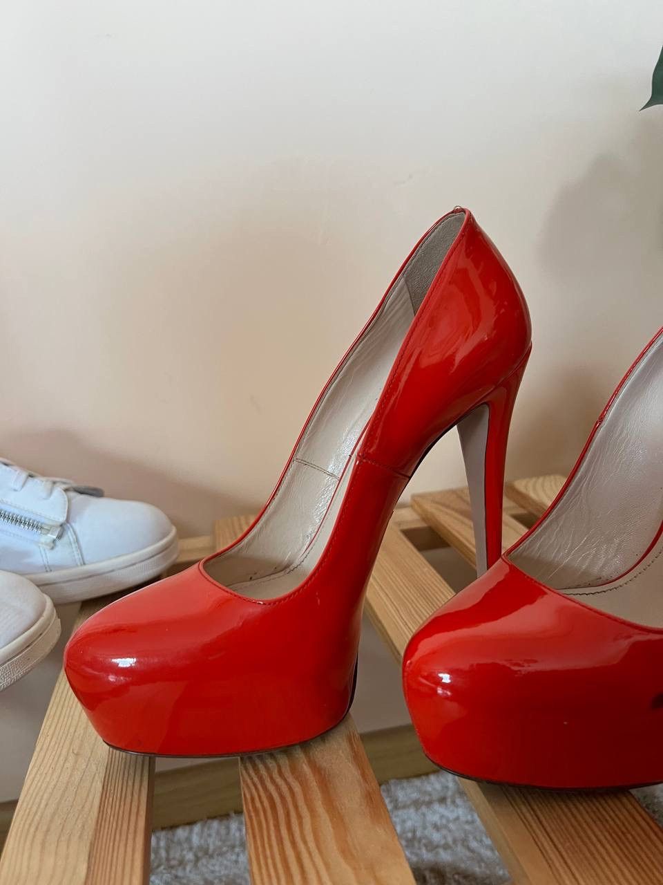 Prada Women High Heels Prada Red Size 37,5 Leather Size US 7.5 / IT 37.5 - 6 Thumbnail
