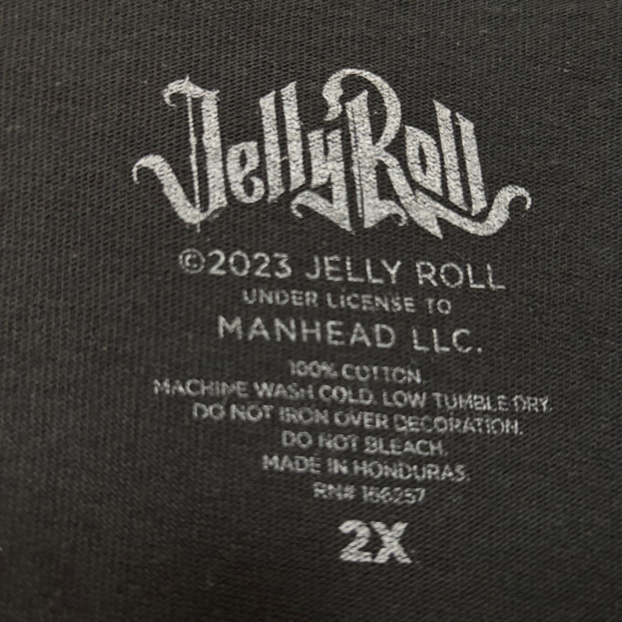 Band Tees Jelly Roll Guitarman 100 Percent Authentic T-Shirts 2XL Size US XXL / EU 58 / 5 - 4 Thumbnail